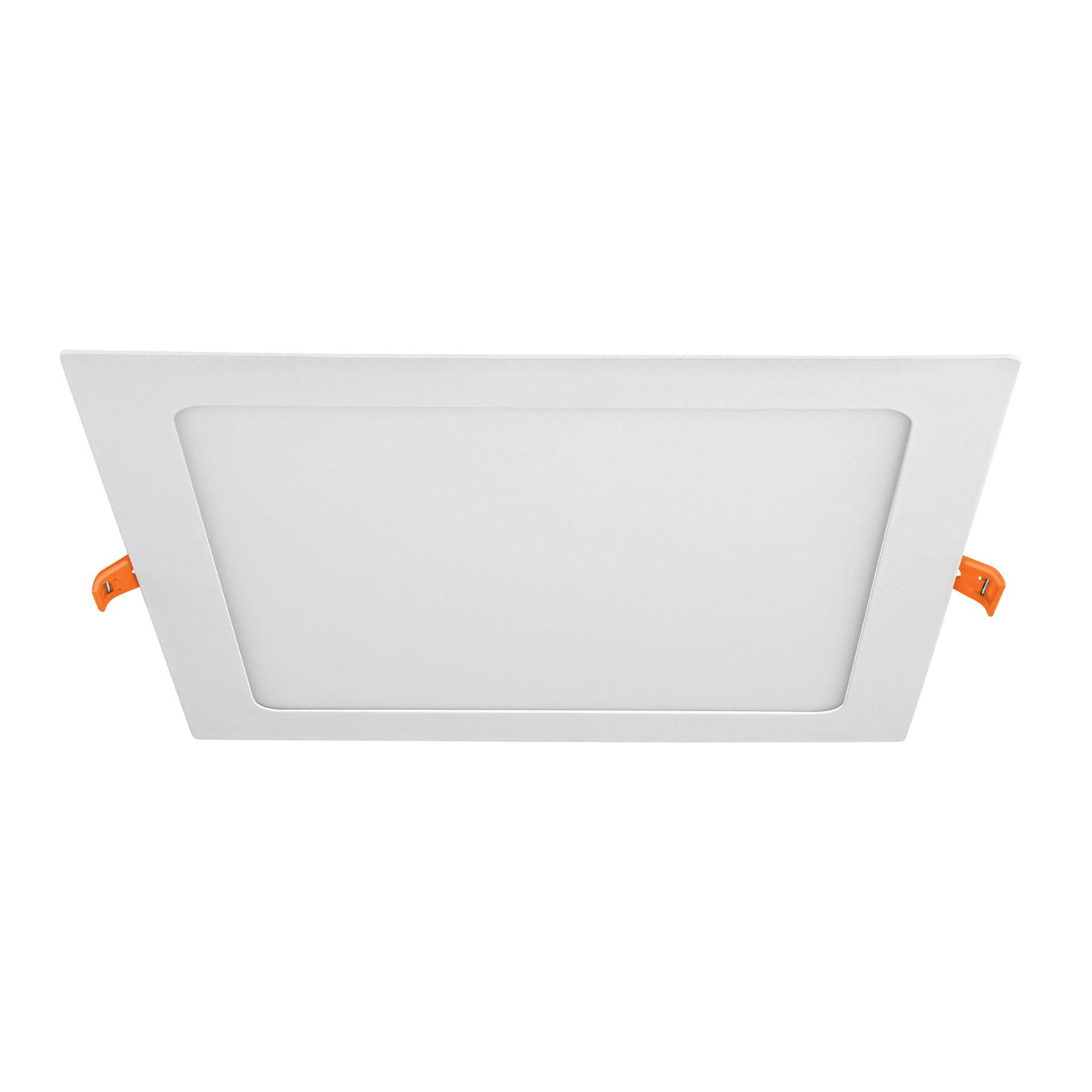 LUMINARIO ULTRA DELGADO LED 18W EMPOTRAR CUADRADO LUZ CÁLIDA