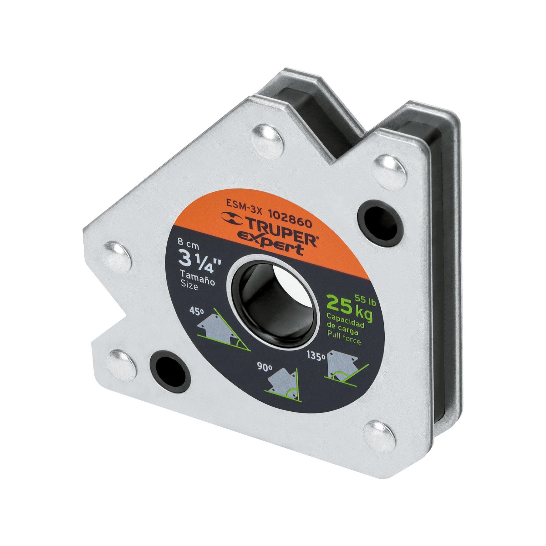 "ESCUADRA MAGNÉTICA 3"" PARA SOLDAR, CAPACIDAD 25 KG"