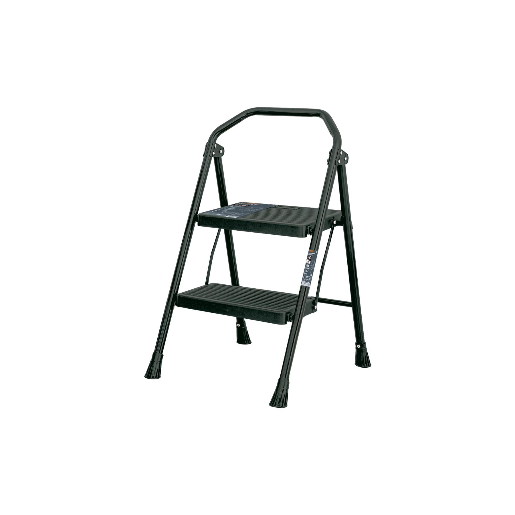 ESCALERA TUBULAR, PLEGABLE, 2 PELDAÑOS