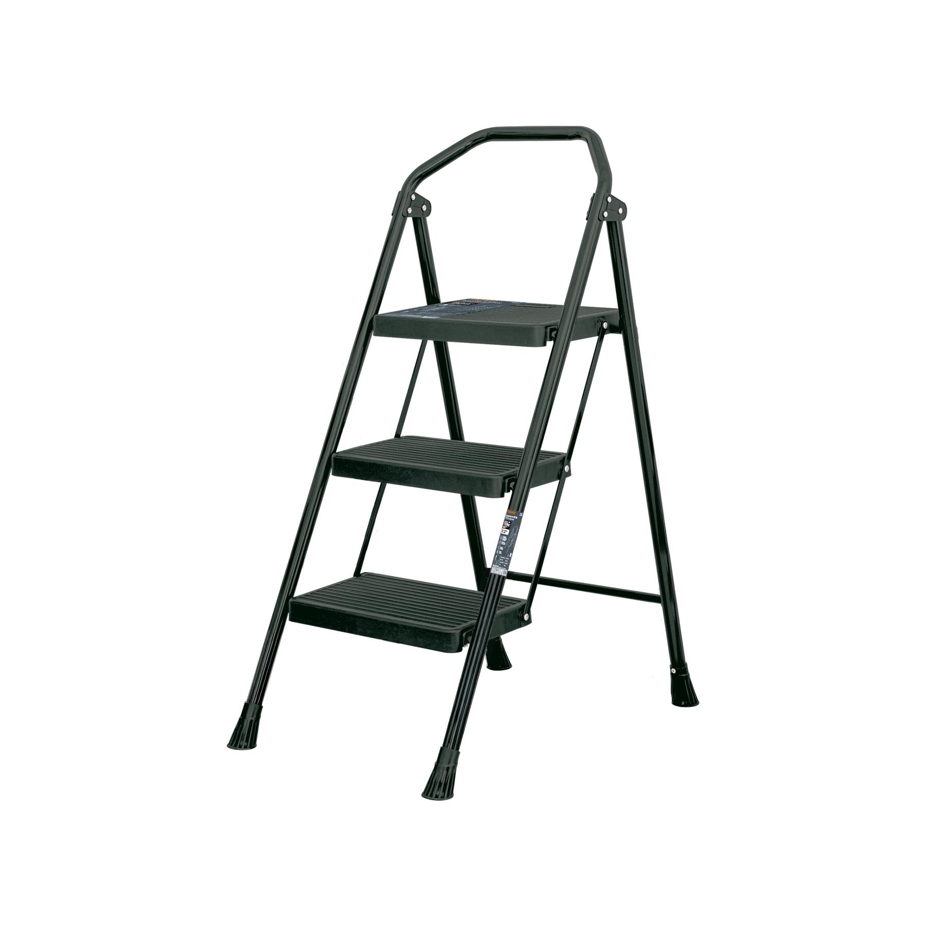 ESCALERA TUBULAR, PLEGABLE, 3 PELDAÑOS