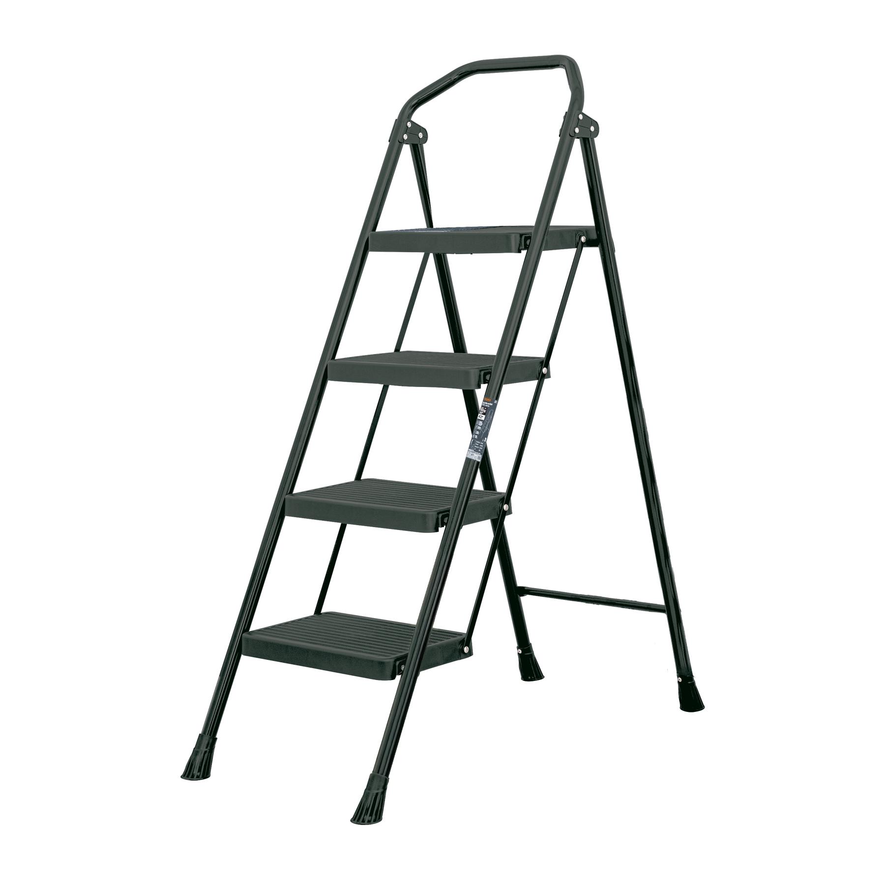 ESCALERA TUBULAR, PLEGABLE, 4 PELDAÑOS