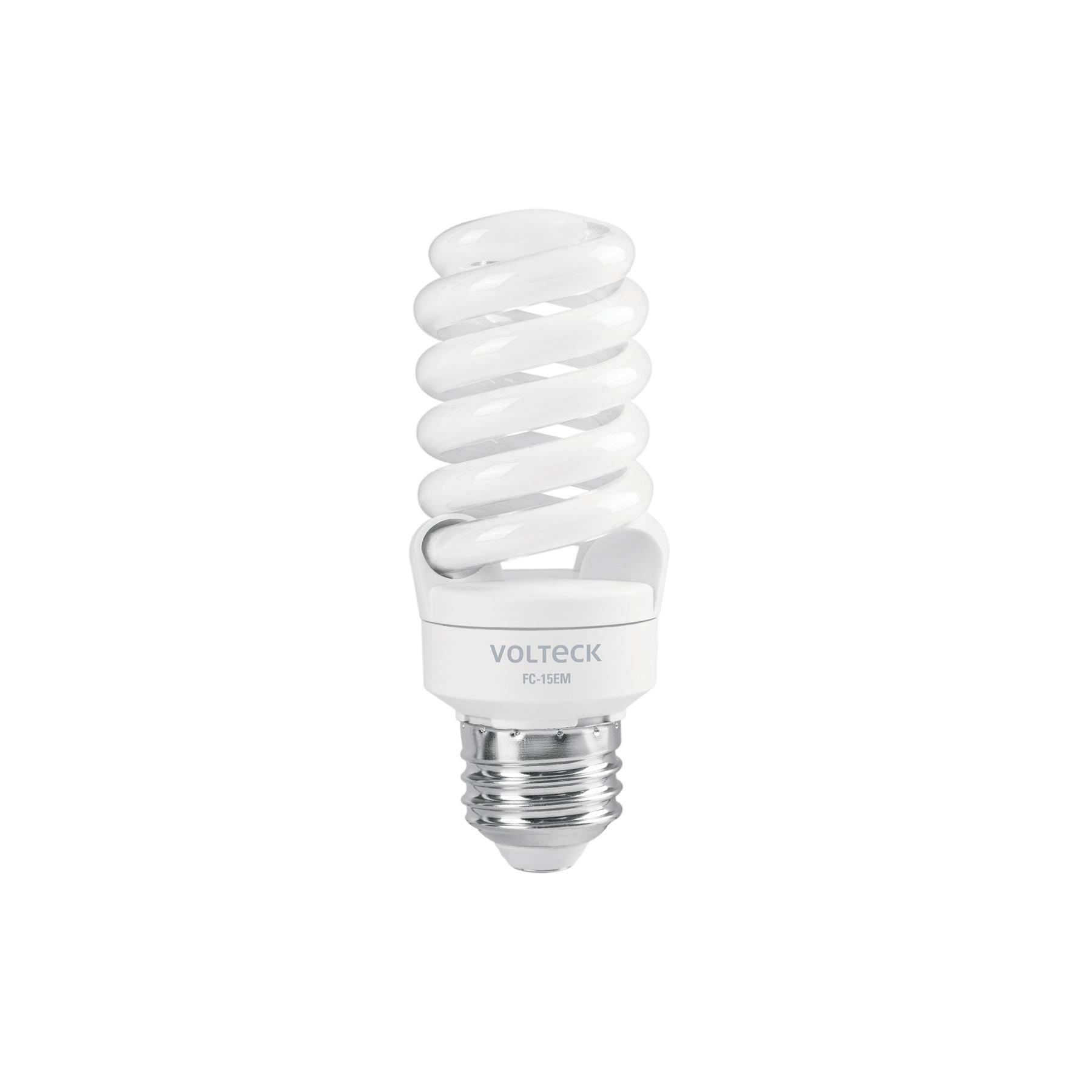 LÁMPARA ESPIRAL MINI T2 15 W LUZ DE DÍA EN BLÍSTER, VOLTECK