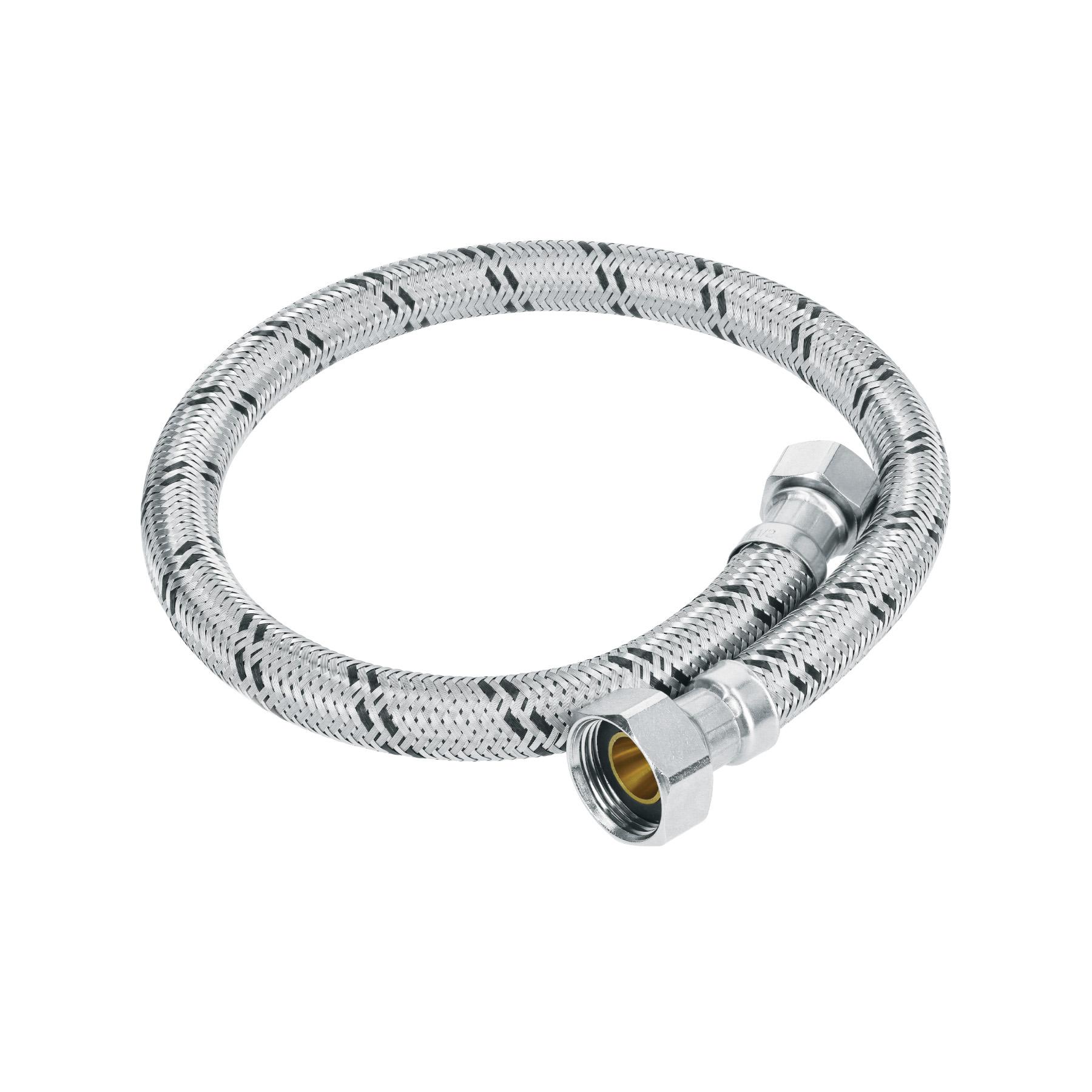 MANGUERA PARA BOILER, ACERO INOX, 1/2'X3/4', 60 CM, FOSET