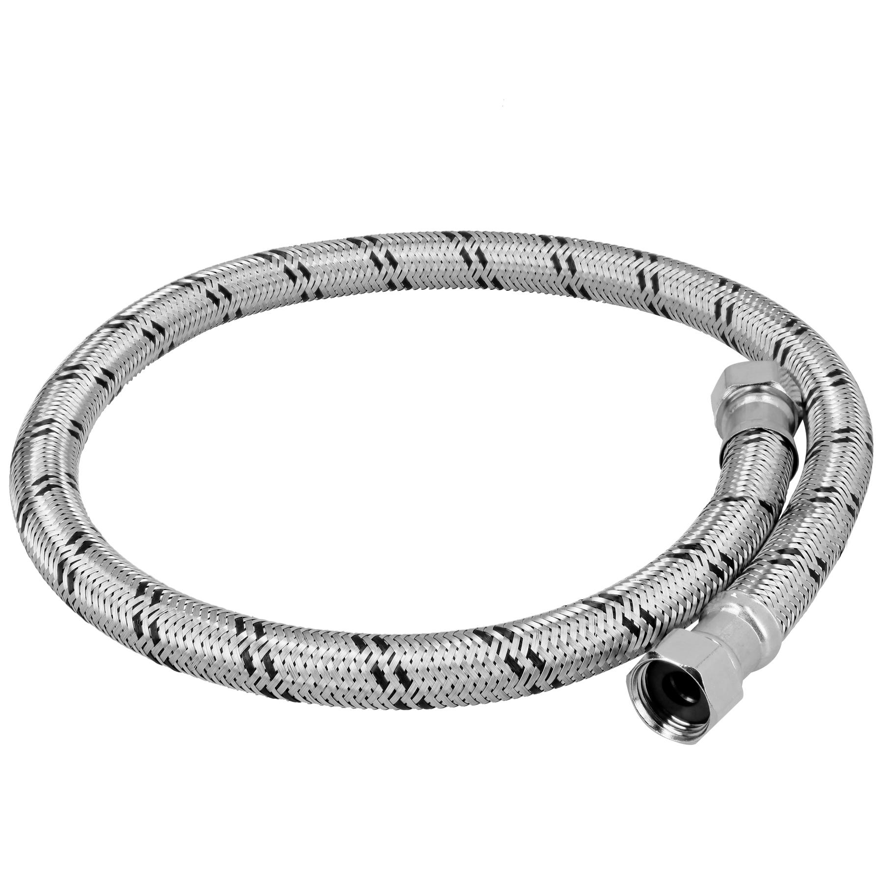 MANGUERA PARA BOILER, ACERO INOX, 1/2'X1/2', 80 CM, FOSET