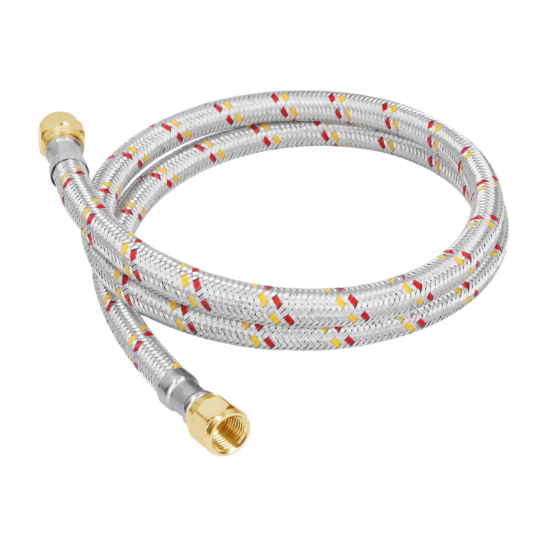 "MANGUERA DE HULE REVESTIDA DE ALUMINIO PARA GAS DE 5/16"" X 100 CM"