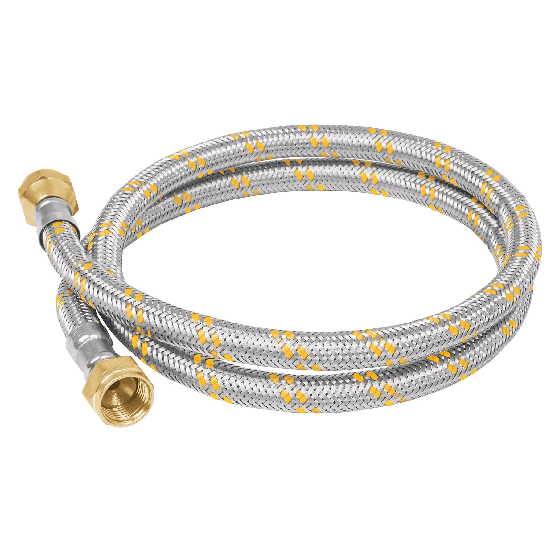 MANGUERA PARA GAS, ACERO INOX, 3/8' X 3/8', 100 CM, FOSET