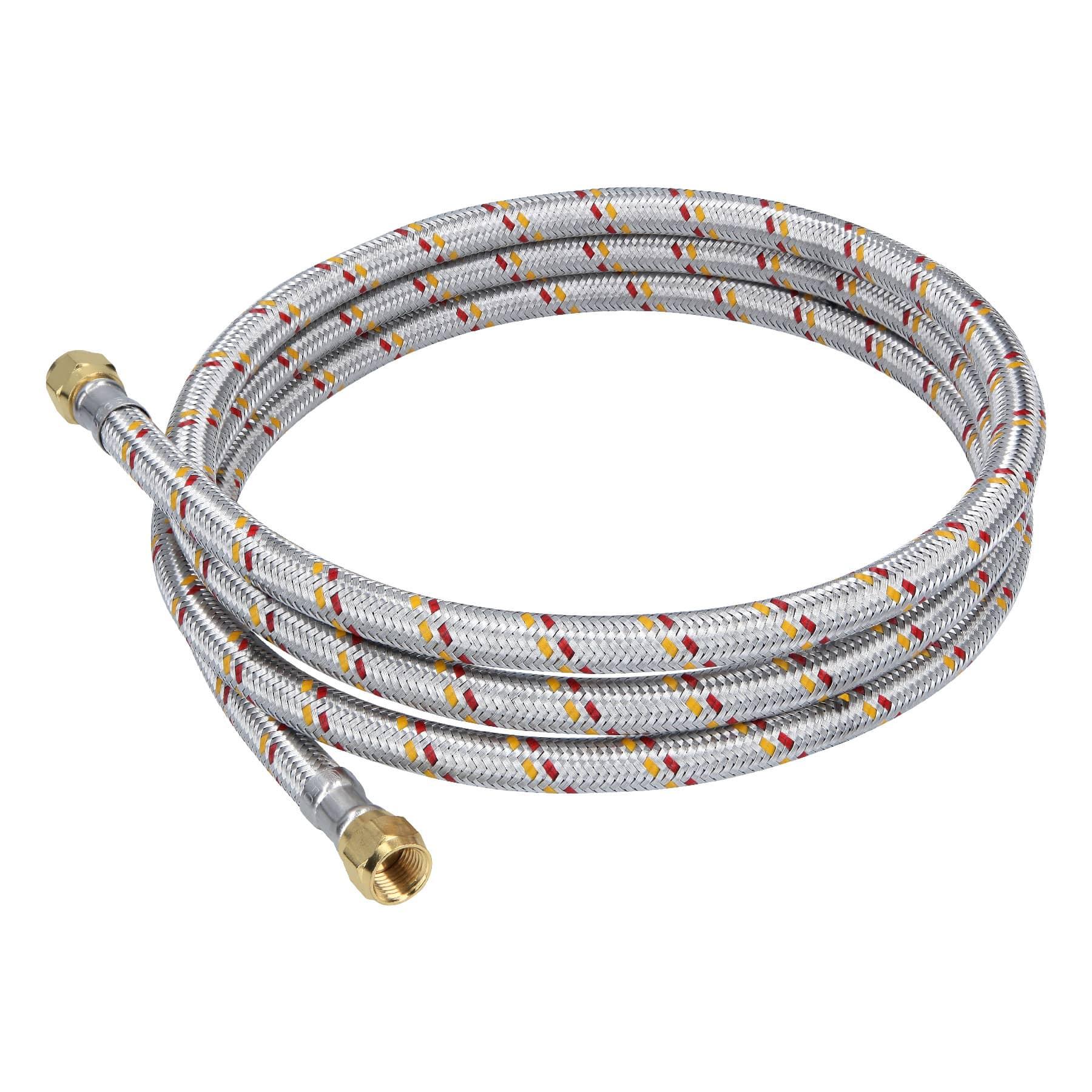 "MANGUERA DE HULE REVESTIDA DE ALUMINIO PARA GAS DE 5/16"" X 200 CM"