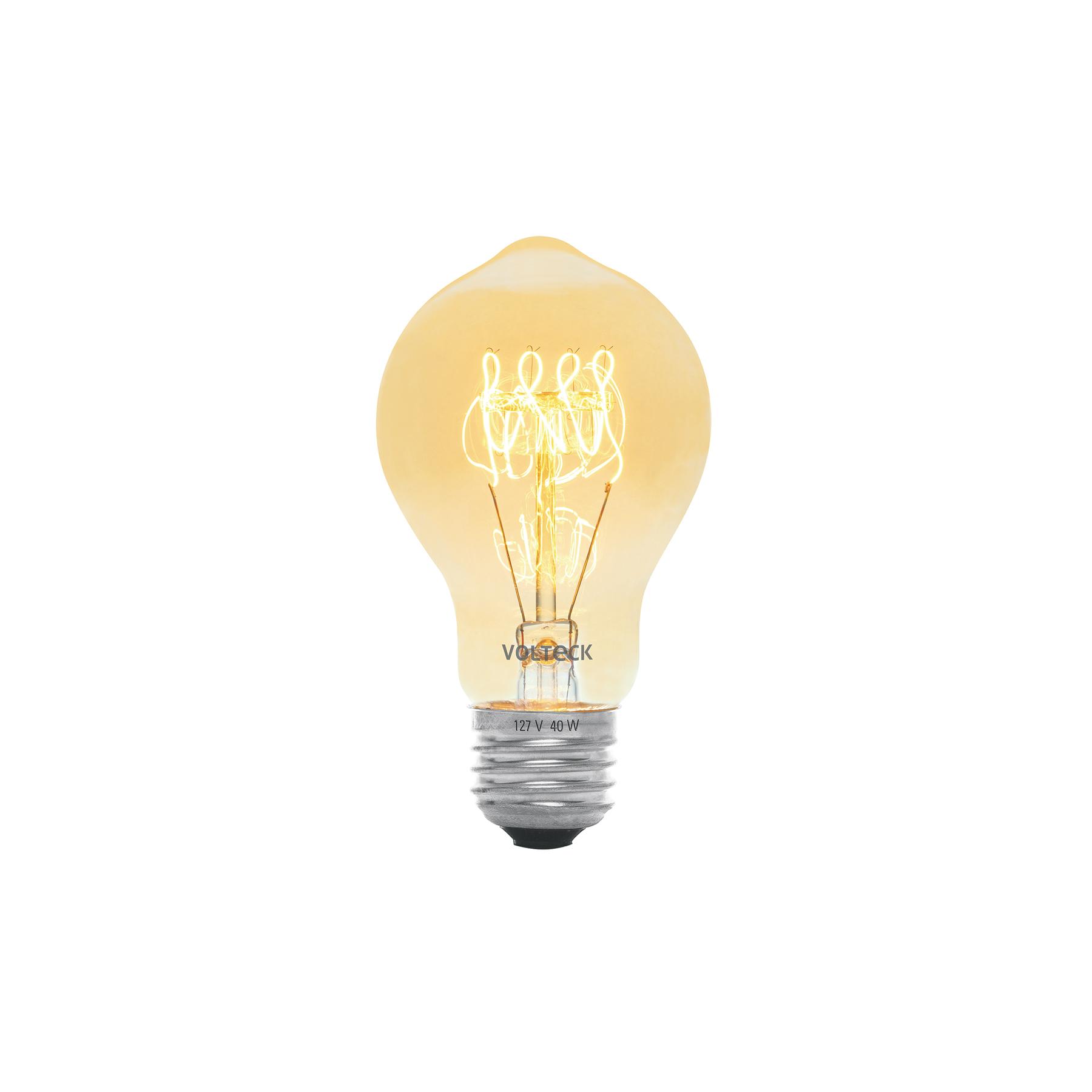 LÁMPARA INCANDESCENTE VINTAGE 40 W TIPO BOMBILLA, VOLTECK