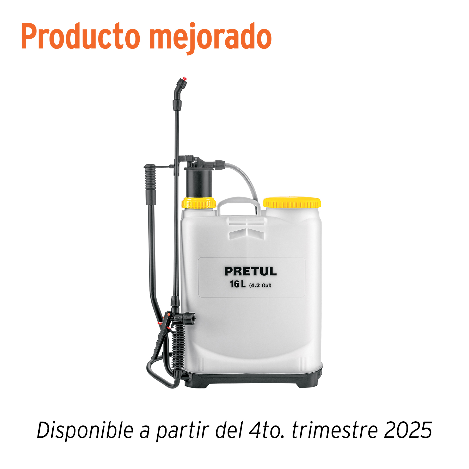 FUMIGADOR DE 16 L MANUAL DE MOCHILA, PRETUL