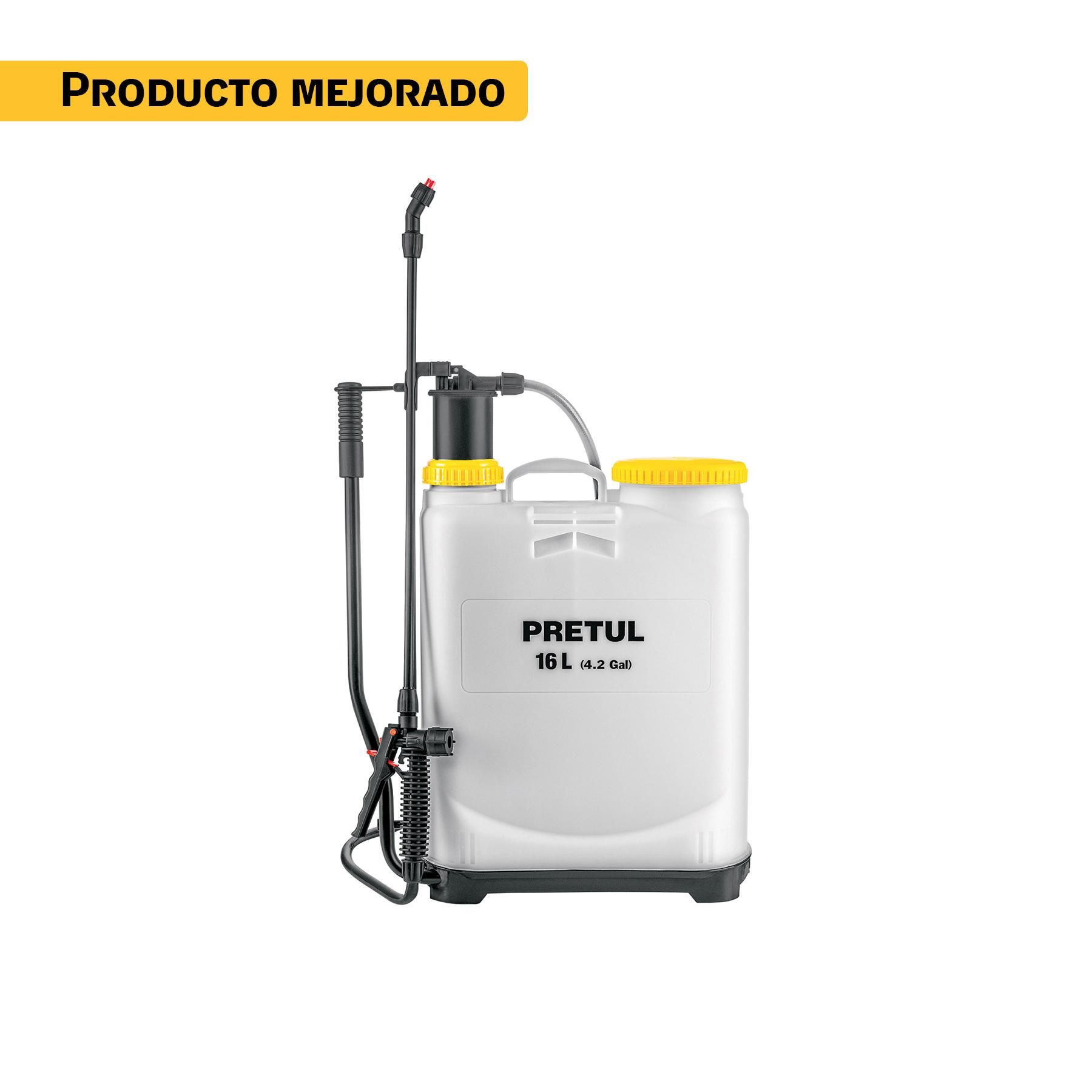 FUMIGADOR DE 16 L MANUAL DE MOCHILA, PRETUL