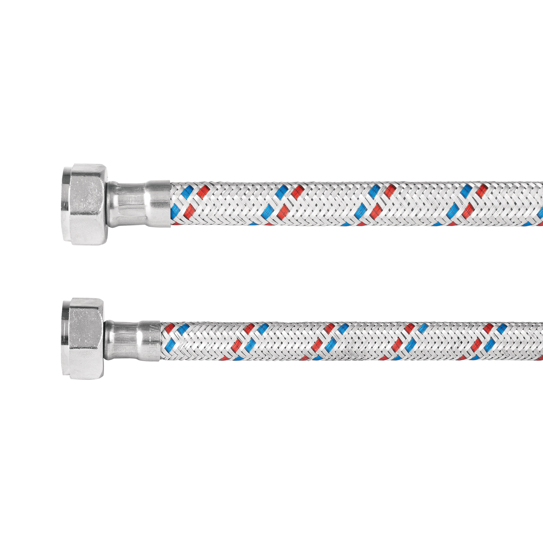 MANGUERA PARA WC, ALUMINIO, 1/2' X 7/8', 50 CM, FOSET BASIC