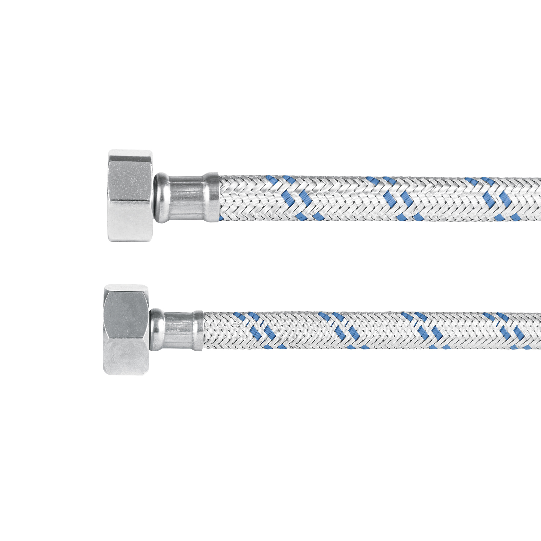 MANGUERA PARA WC, ALUMINIO, 60 CM, 1/2' X 7/8', FOSET