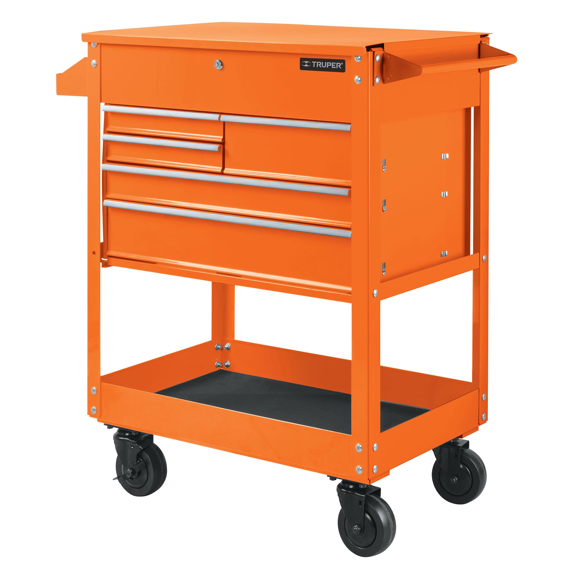 GABINETE METÁLICO MÓVIL, 5 CAJONES, CAPACIDAD 320 KG, TRUPER