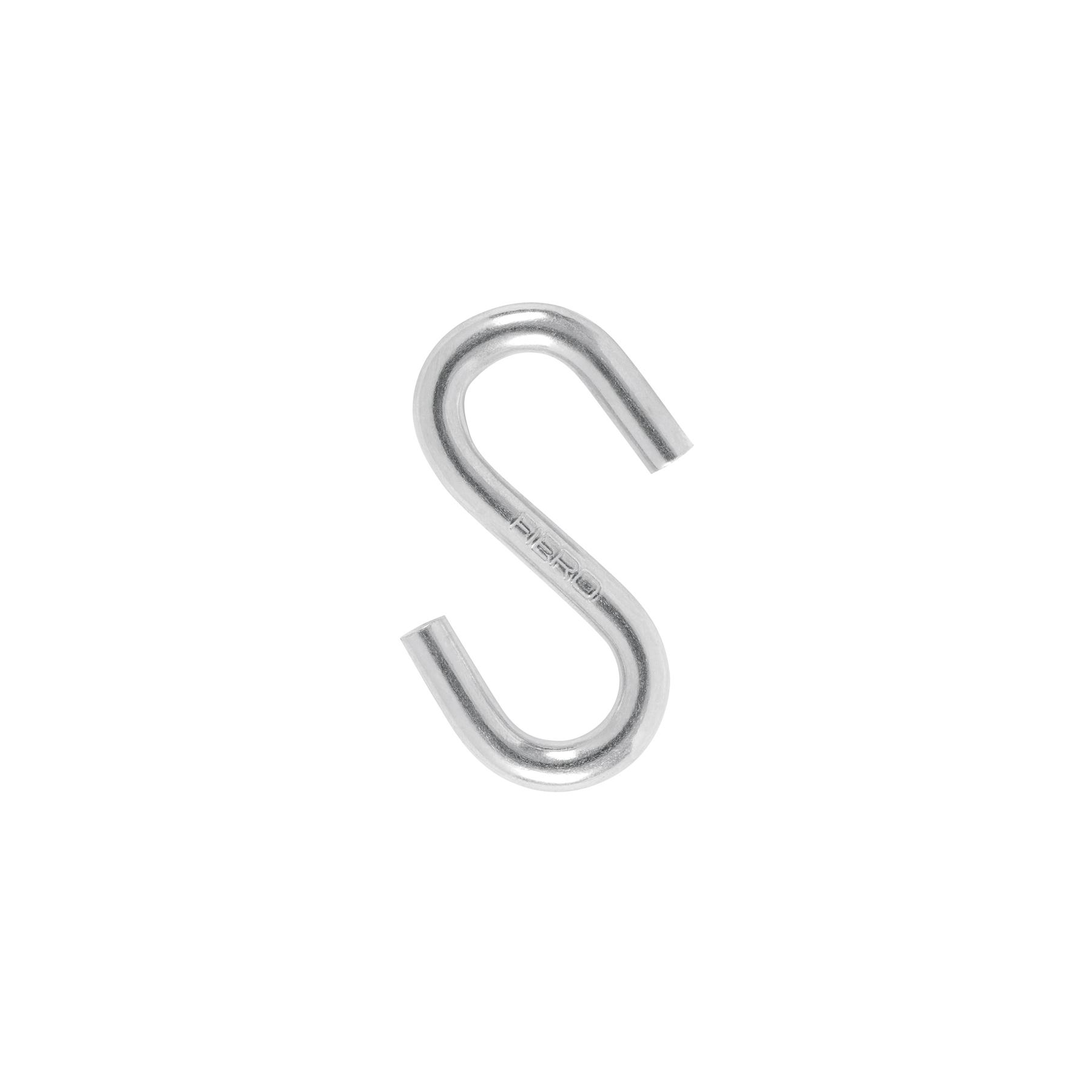 GANCHO 'S' DE 5/16' DE ACERO PARA CABLE, FIERO