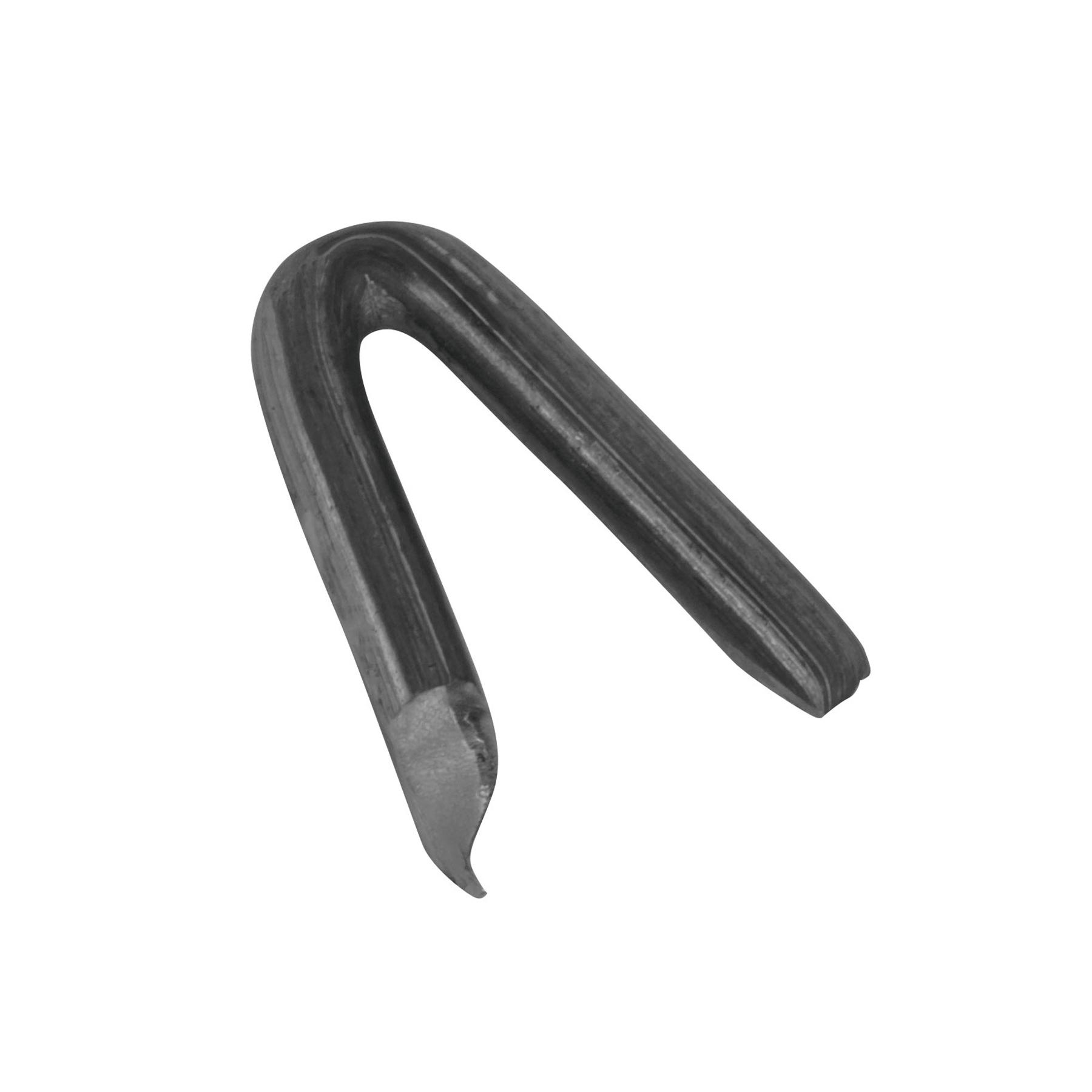 CAJA CON 10 KG DE GRAPAS 1' NEGRAS P/ALAMBRE DE PÚAS, FIERO