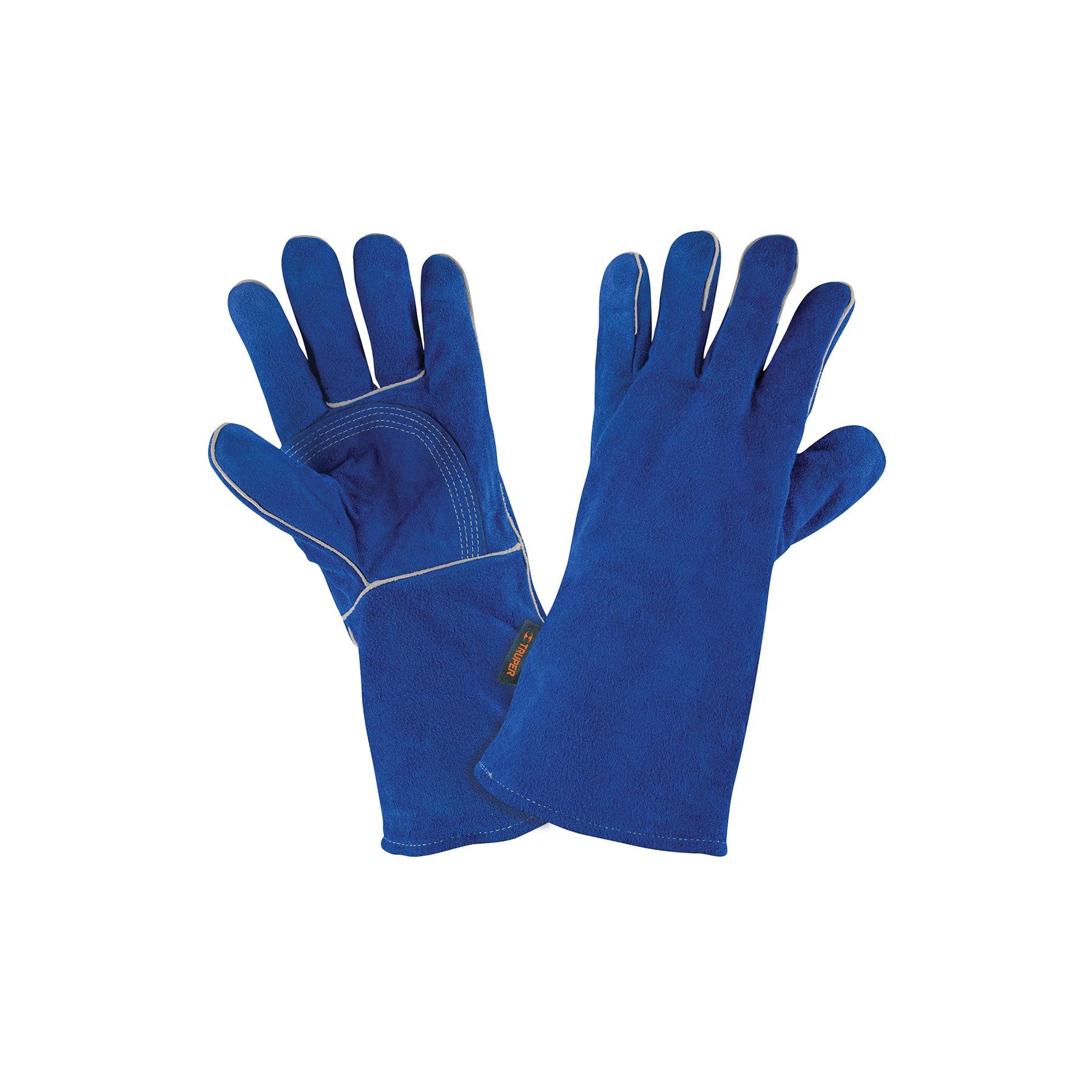 GUANTES AZULES REFORZADOS PARA SOLDADOR, TRUPER