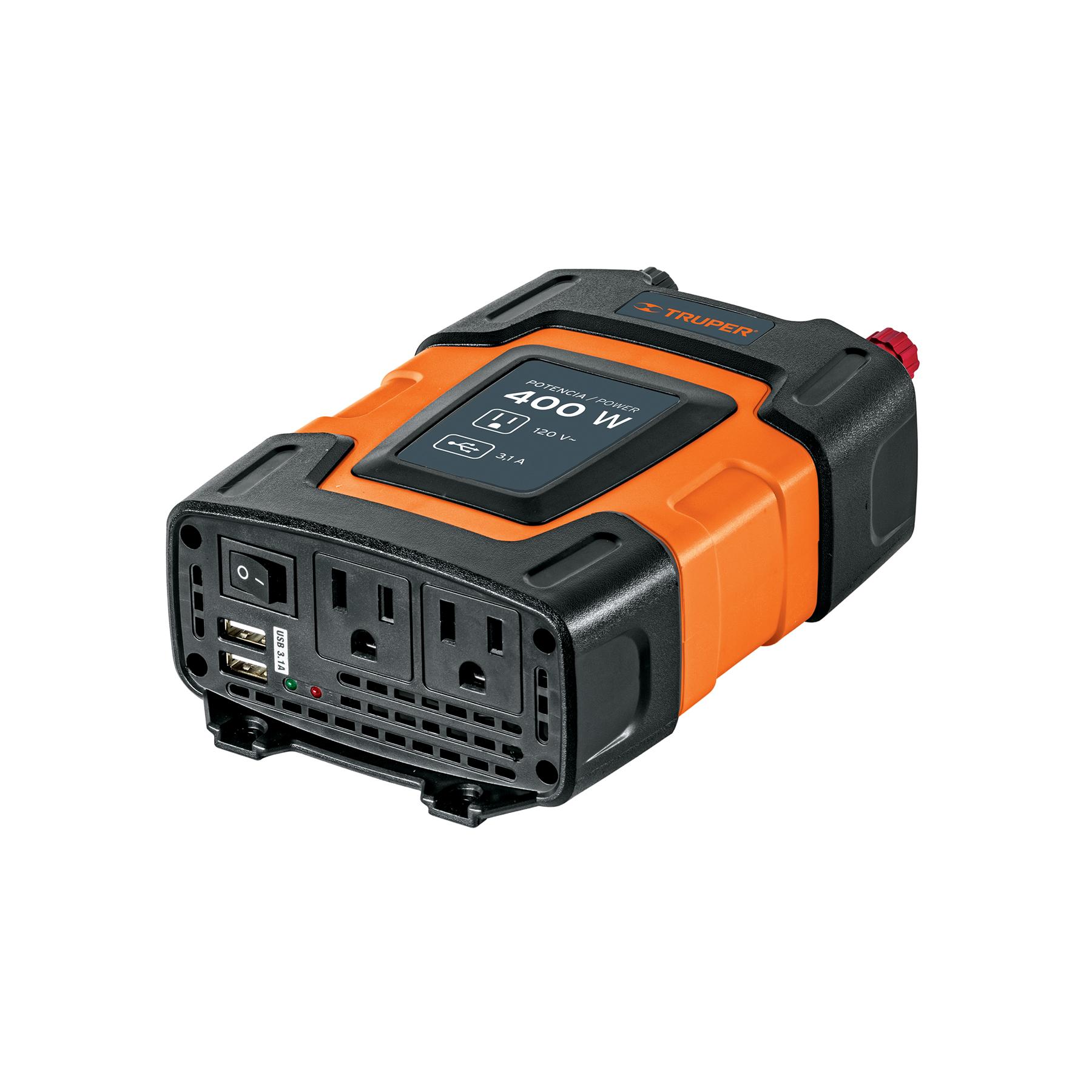 INVERSOR DE CORRIENTE 400 W, TRUPER