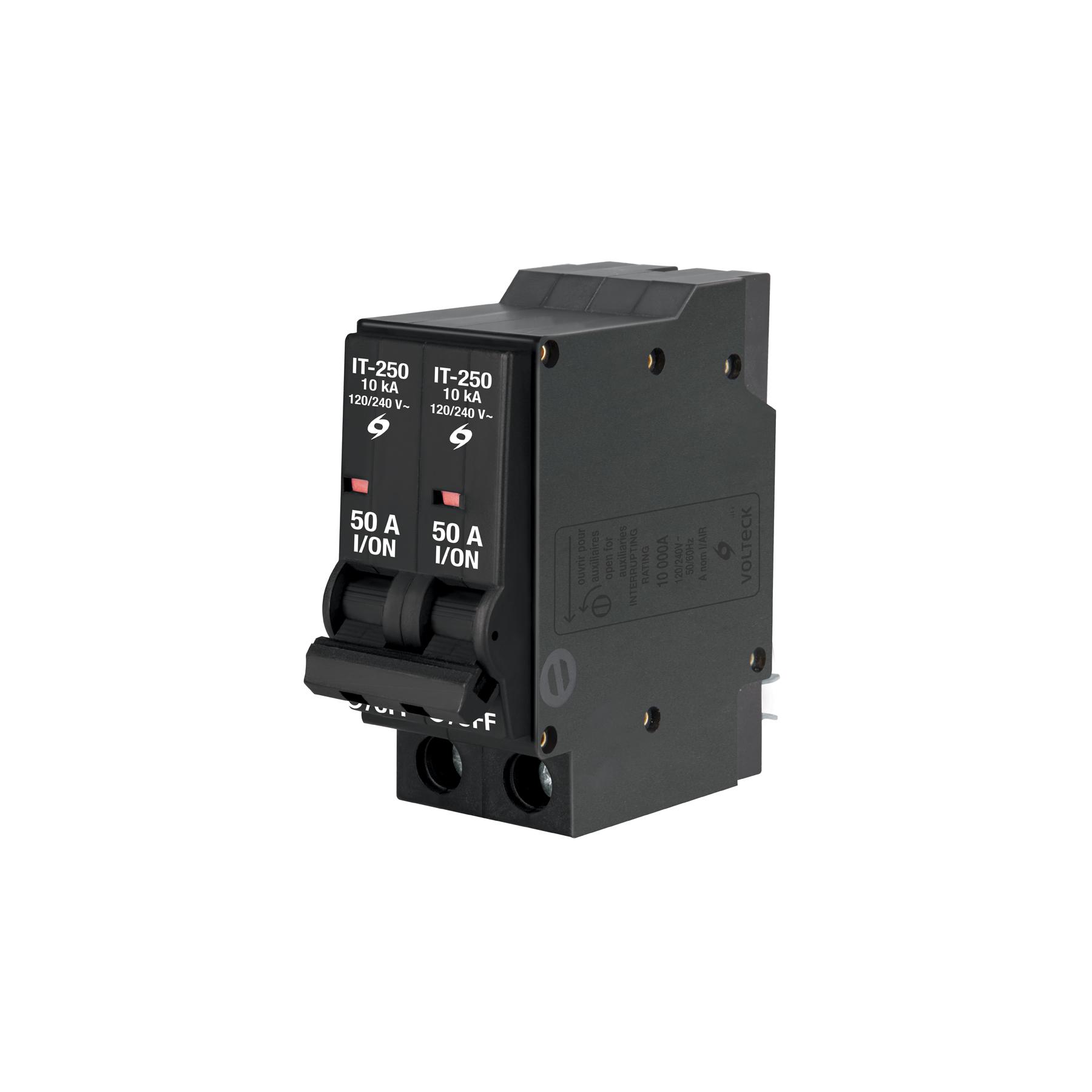 INTERRUPTOR TERMOMAGNÉTICO 2 POLOS 50 A, VOLTECK