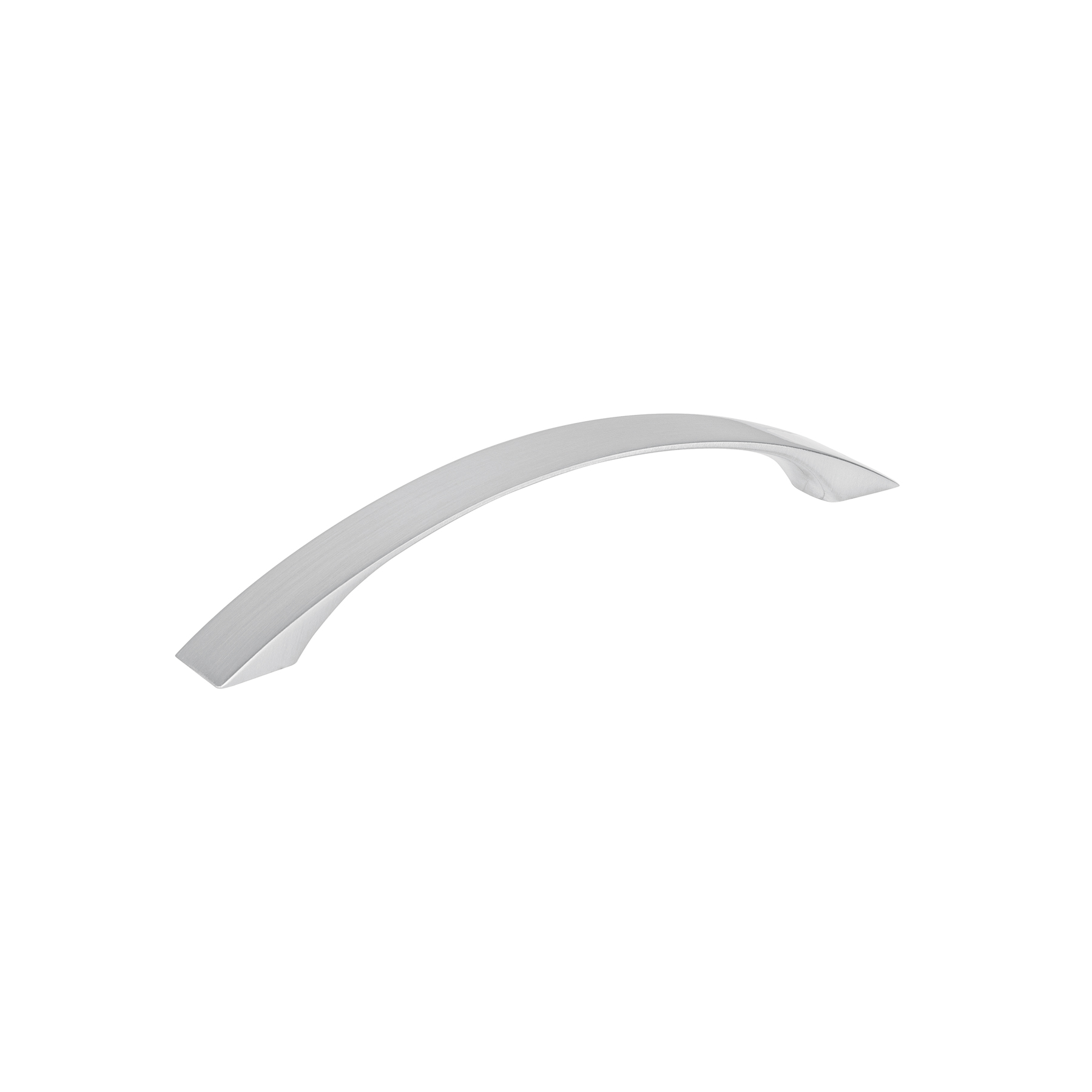 JALADERA METÁLICA DE 128MM ESTILO 'MODERNO', NÍQUEL SATINADO