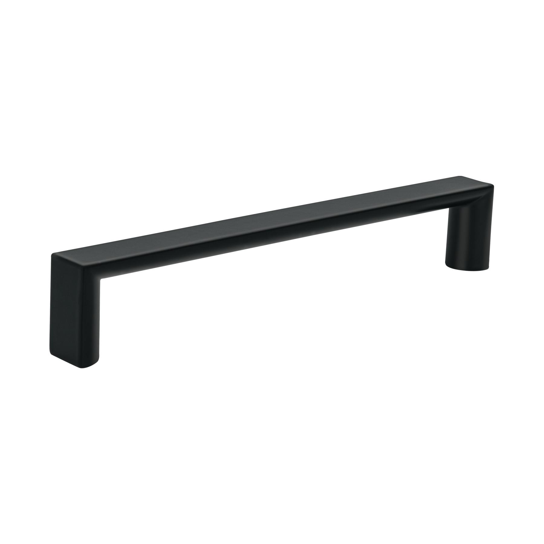 JALADERA DE ZINC ACABADO NEGRO PARA MUEBLE, 128 MM, ANDAMIO