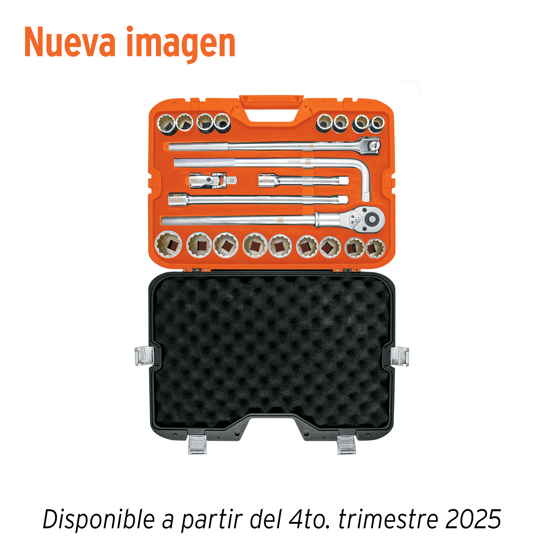 JUEGO DE 23 HERRAMIENTAS CUADRO 3/4' MM PARA MECÁNICO