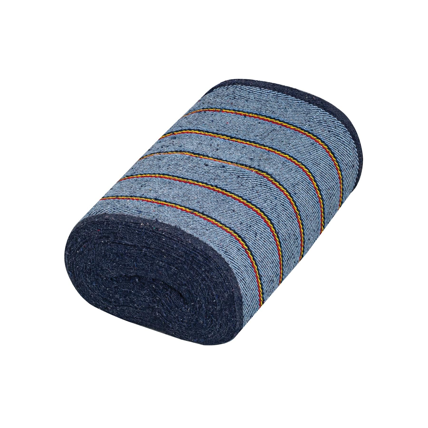 ROLLO DE 25 M DE JERGA SARGA GRUESA AZUL, KLINTEK