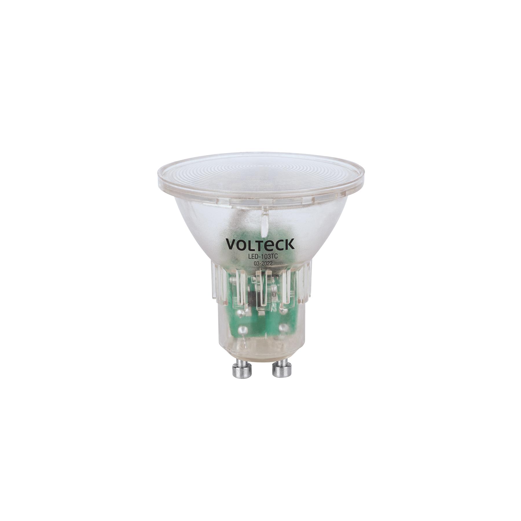 LÁMPARA TRANS. DE LED 3 W MR16 BASE GU10 LUZ CÁLIDA, BLÍSTER