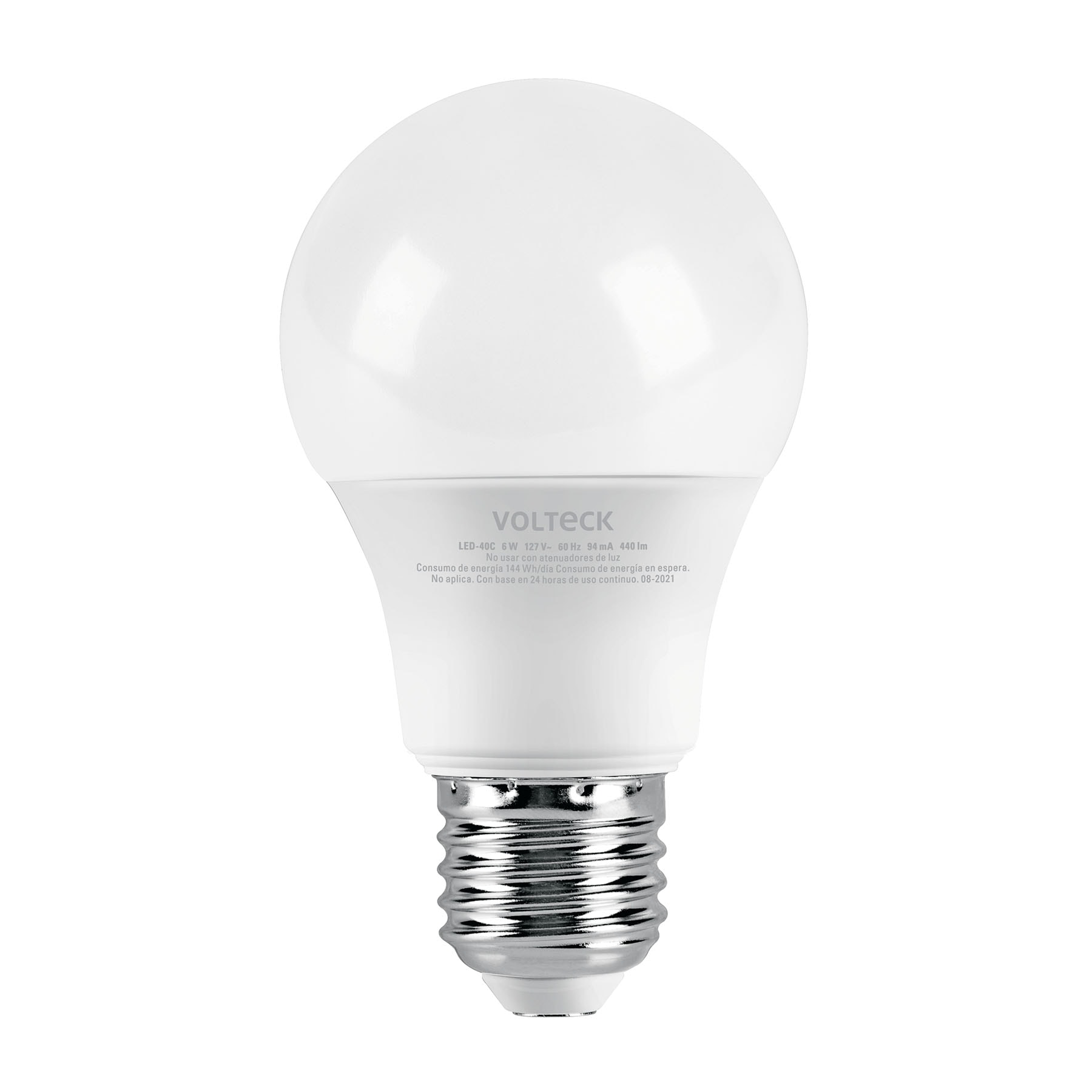 LÁMPARA LED A19 6 W (EQUIV. 40 W), LUZ CÁLIDA, BLÍSTER