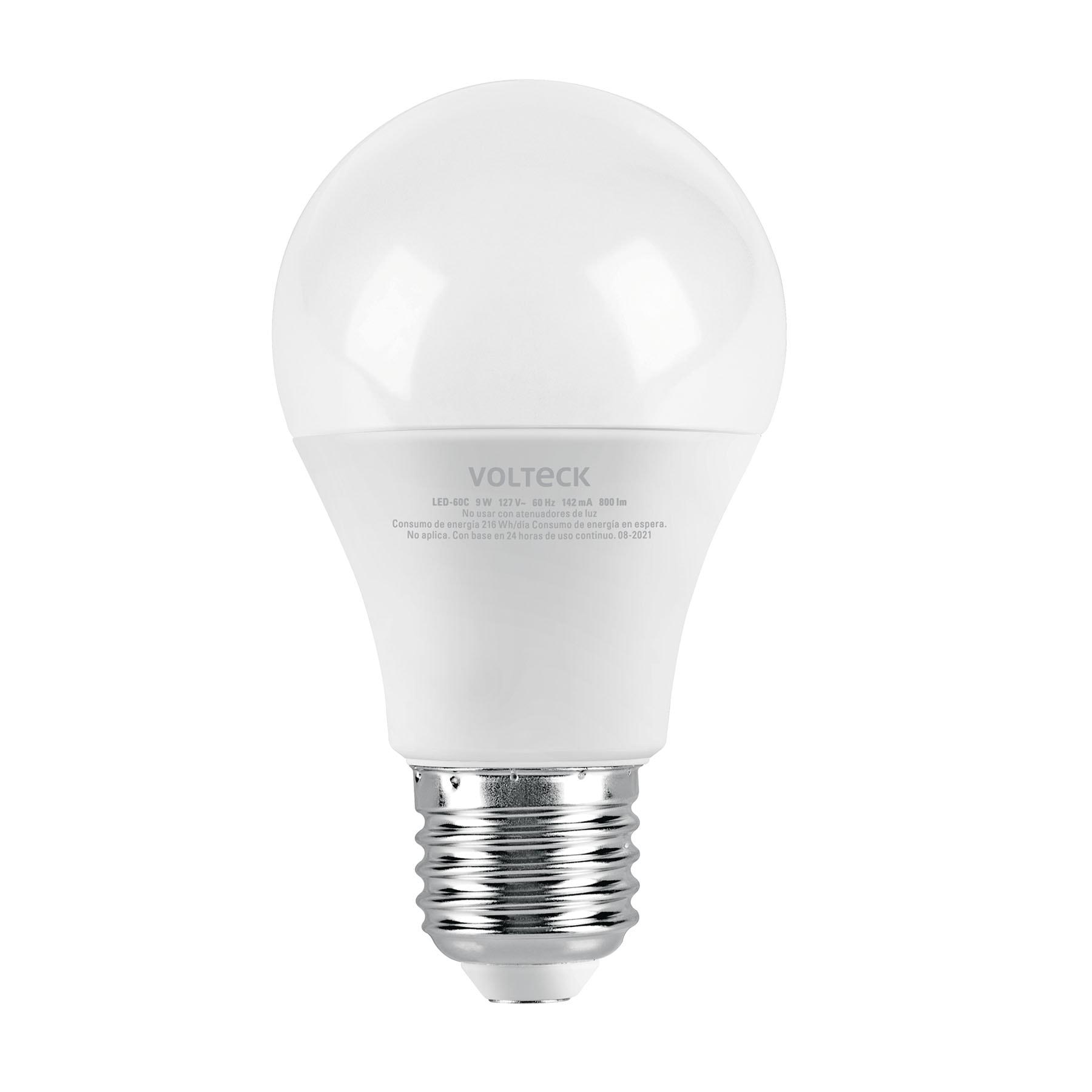 LÁMPARA LED A19 9 W (EQUIV. 60 W), LUZ CÁLIDA, BLÍSTER