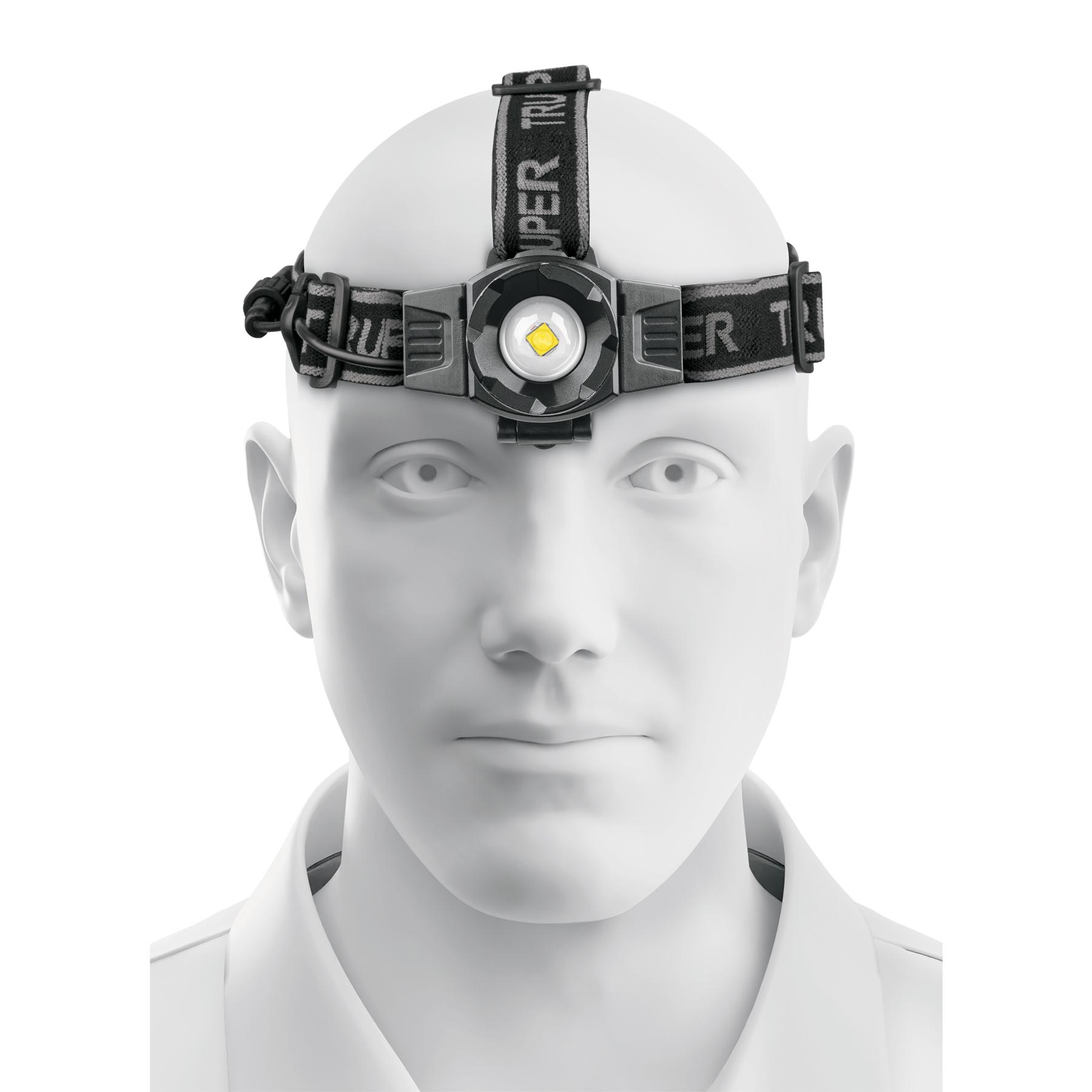 LINTERNA DE MINERO 1 LED 340 LM RECARGABLE, TRUPER