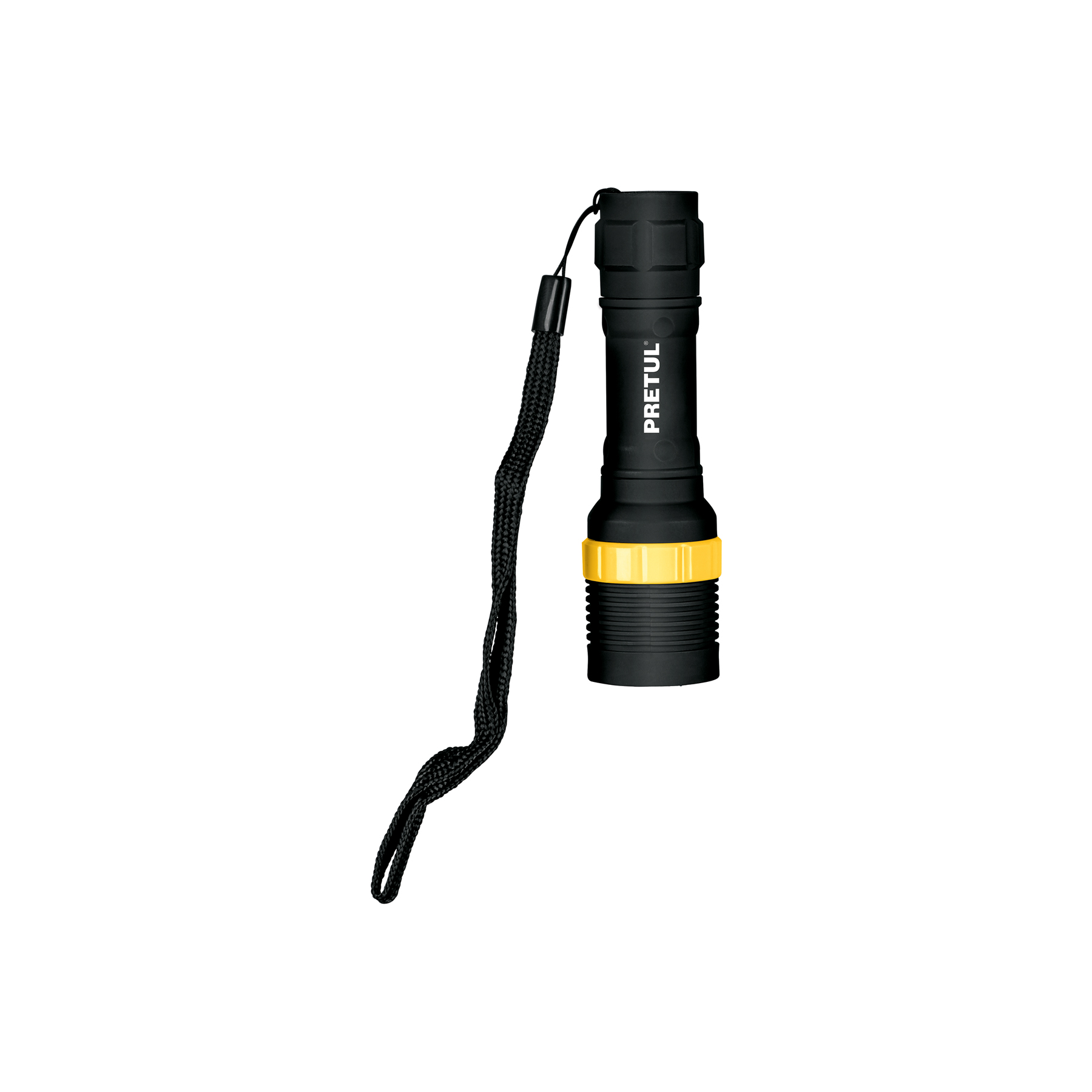 LINTERNA PLÁSTICA 1 LED 40 LM DE 1 PILA AA, PRETUL