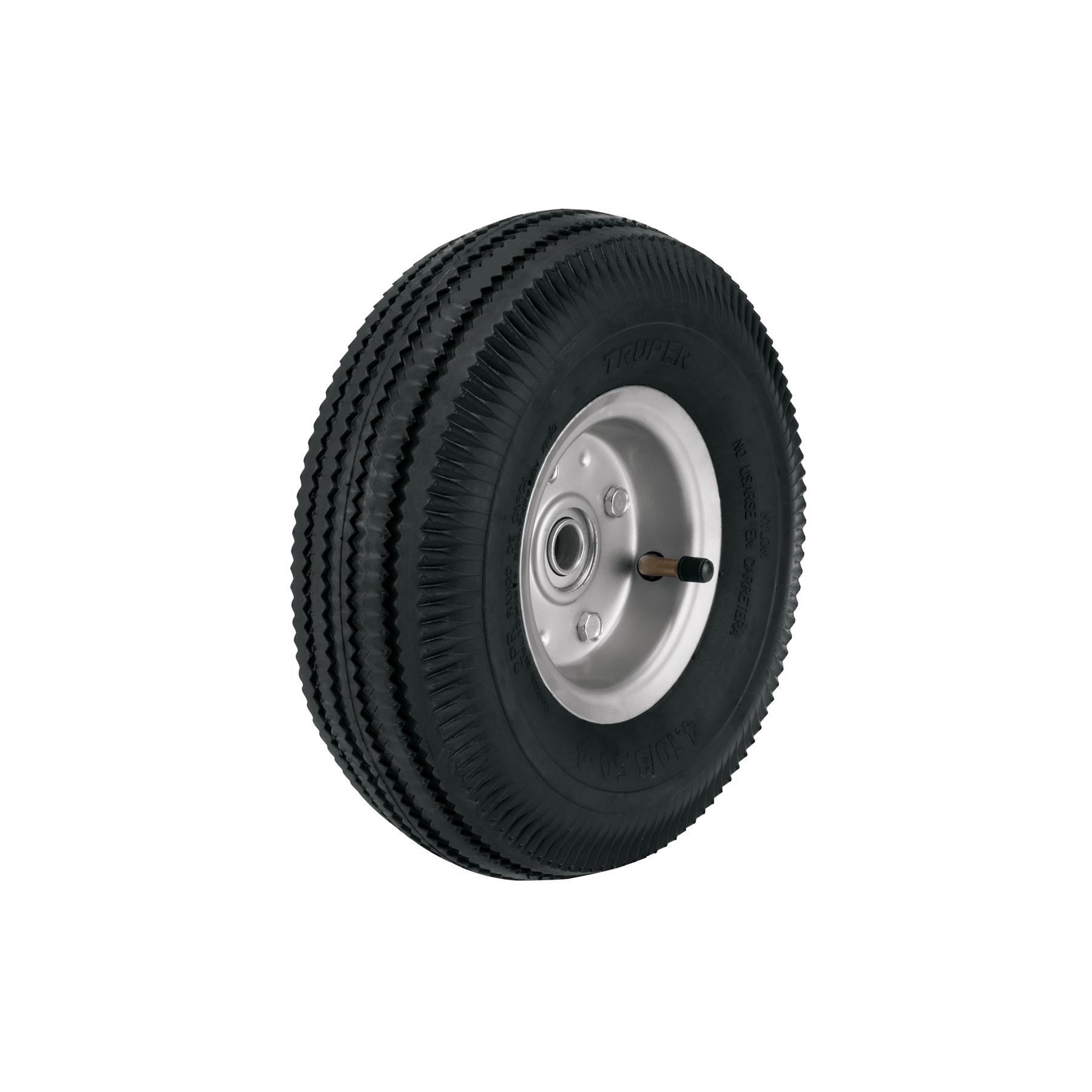 RUEDA NEUMÁTICA 10' PARA EJE LATERAL, TRUPER