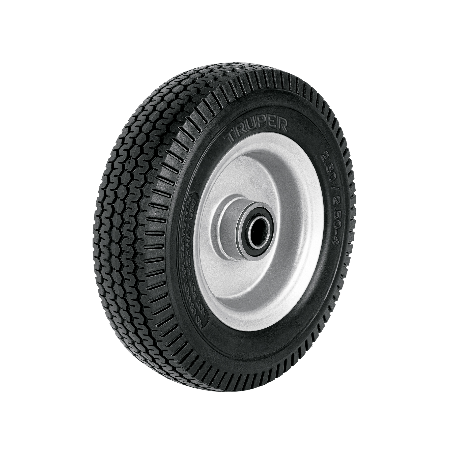 RUEDA IMPONCHABLE 8' PARA EJE LATERAL, TRUPER