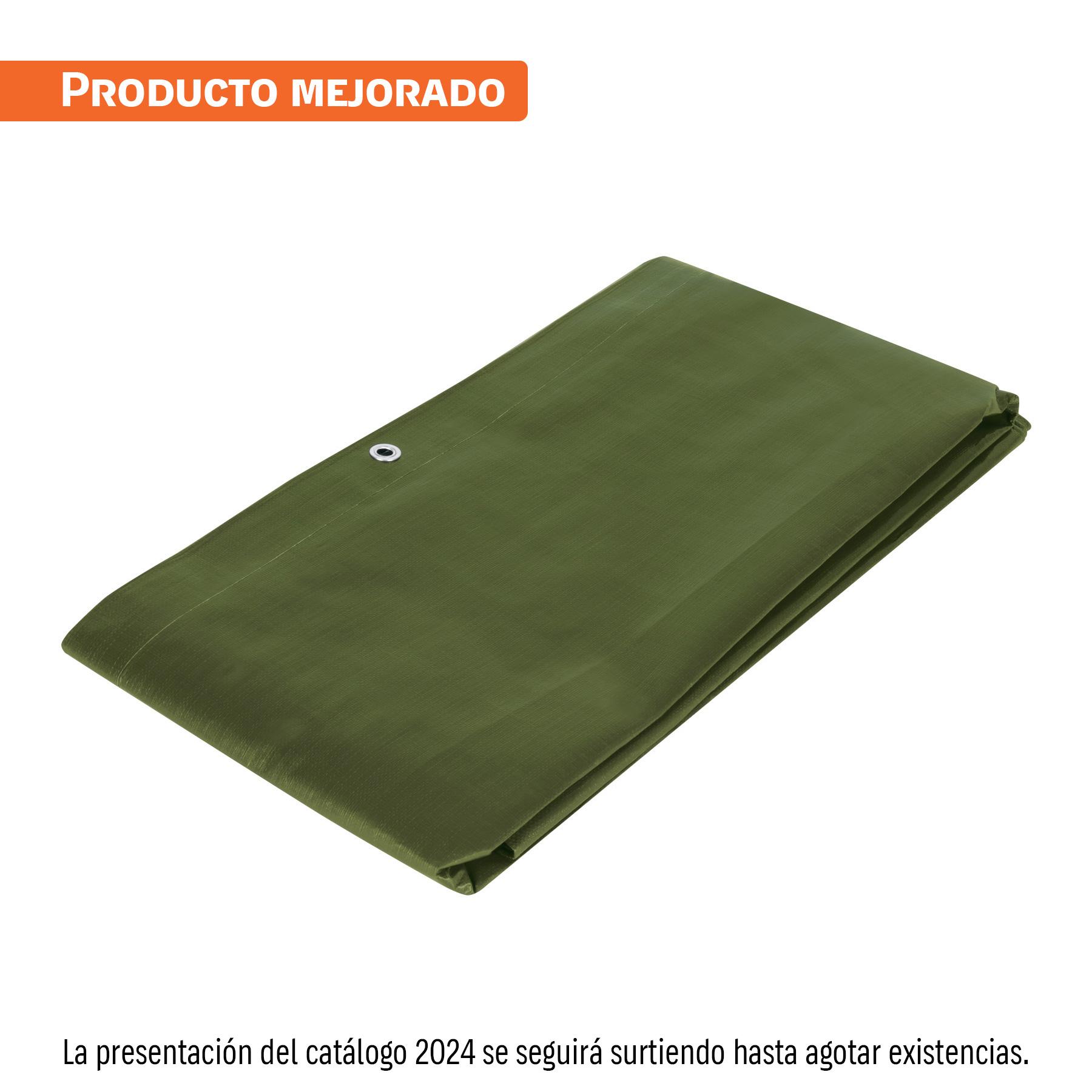 LONA USO RUDO, VERDE OLIVO, 2 X 3 M, TRUPER EXPERT