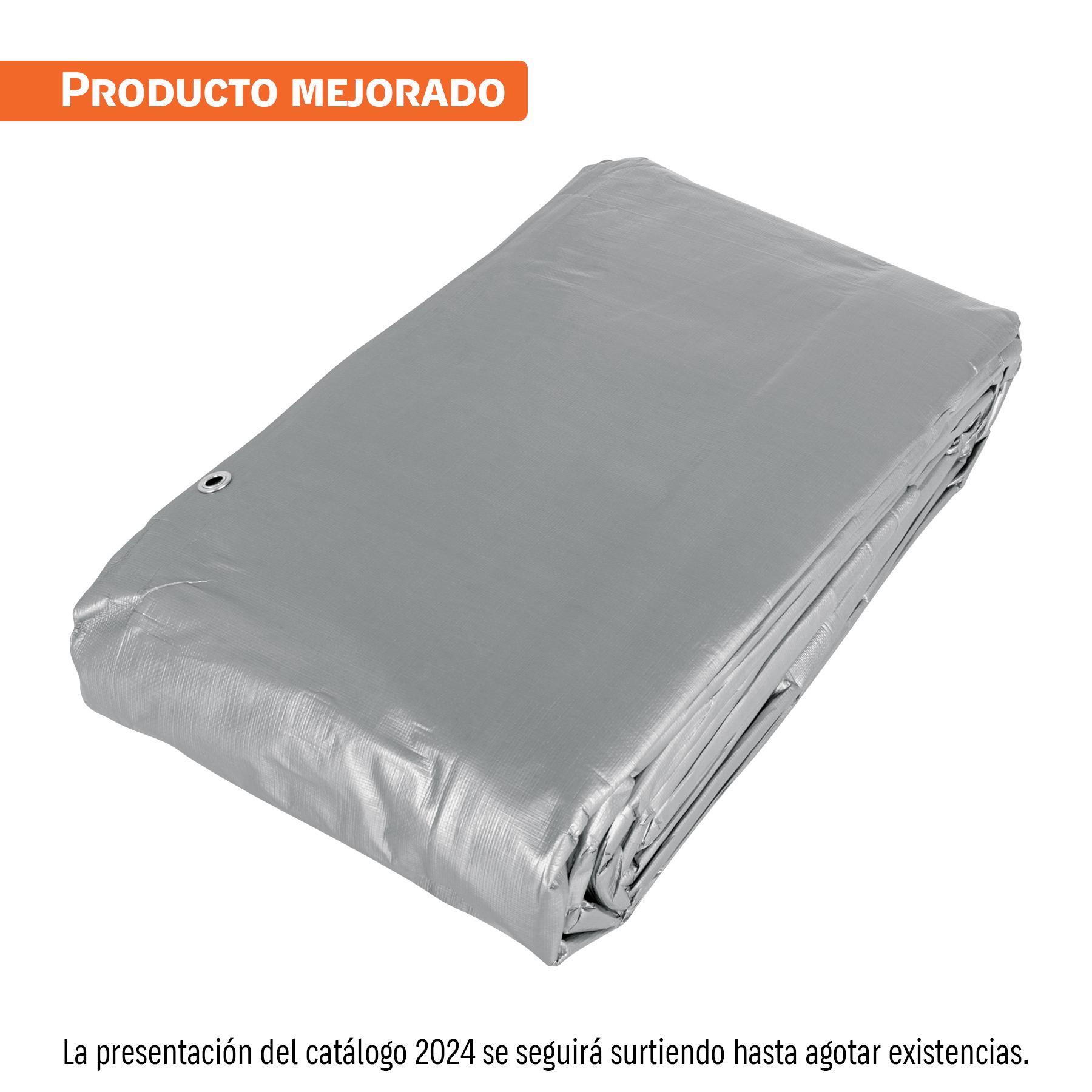 LONA GRIS REFORZADA 6 X 12 M, TRUPER