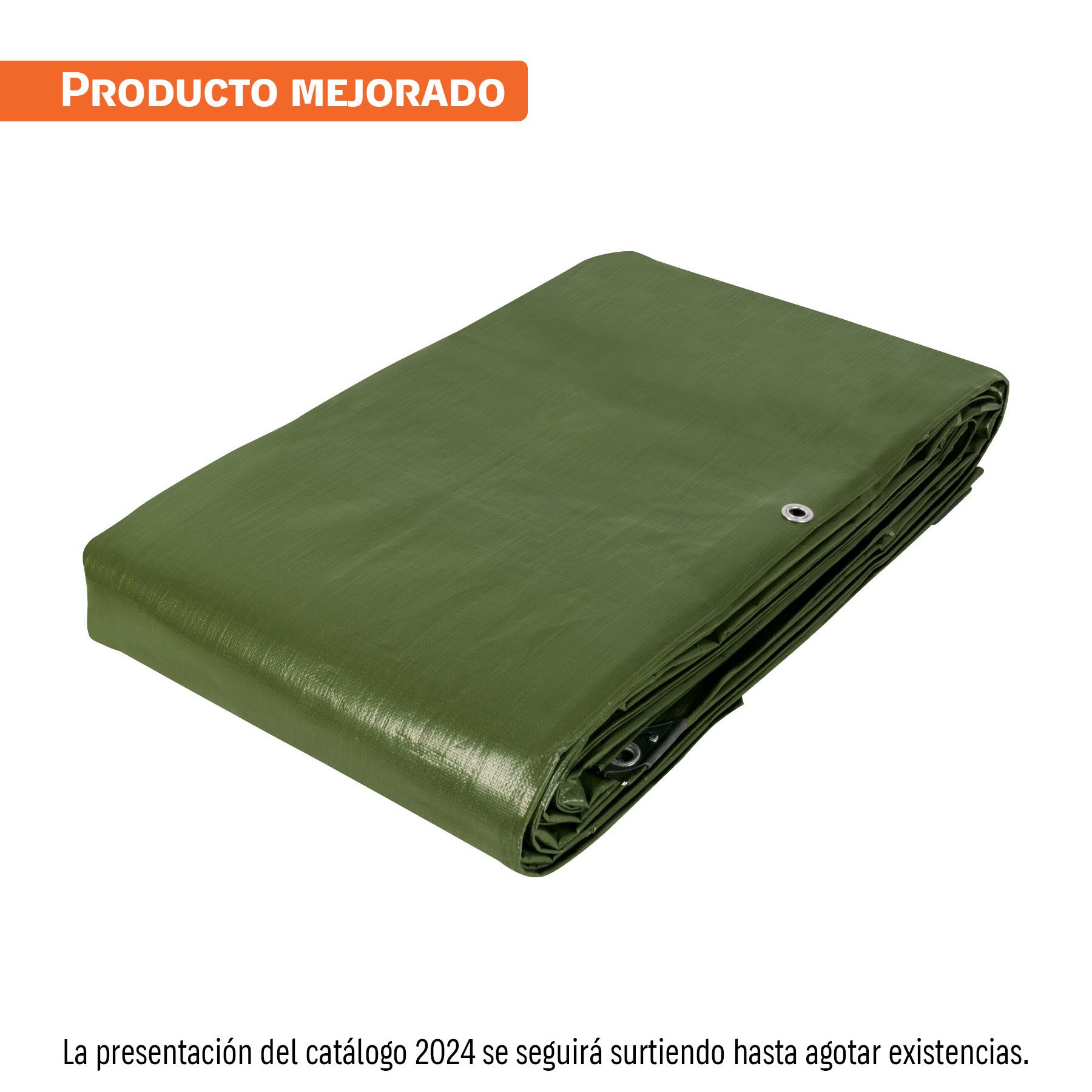 LONA USO RUDO, VERDE OLIVO, 6 X 9 M, TRUPER EXPERT