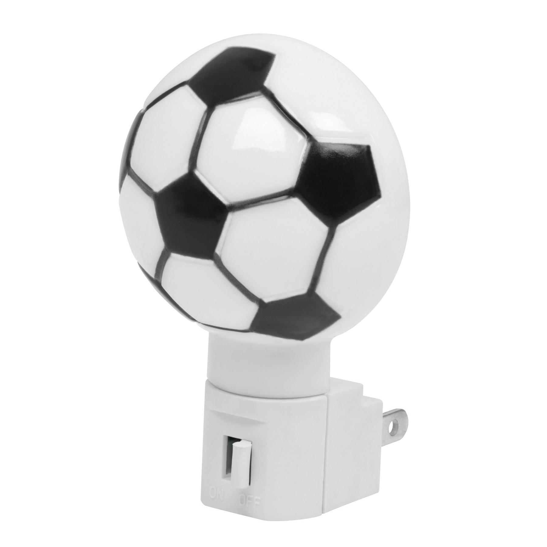LUZ DE NOCHE CON LÁMPARA E12, BALÓN SOCCER, VOLTECK