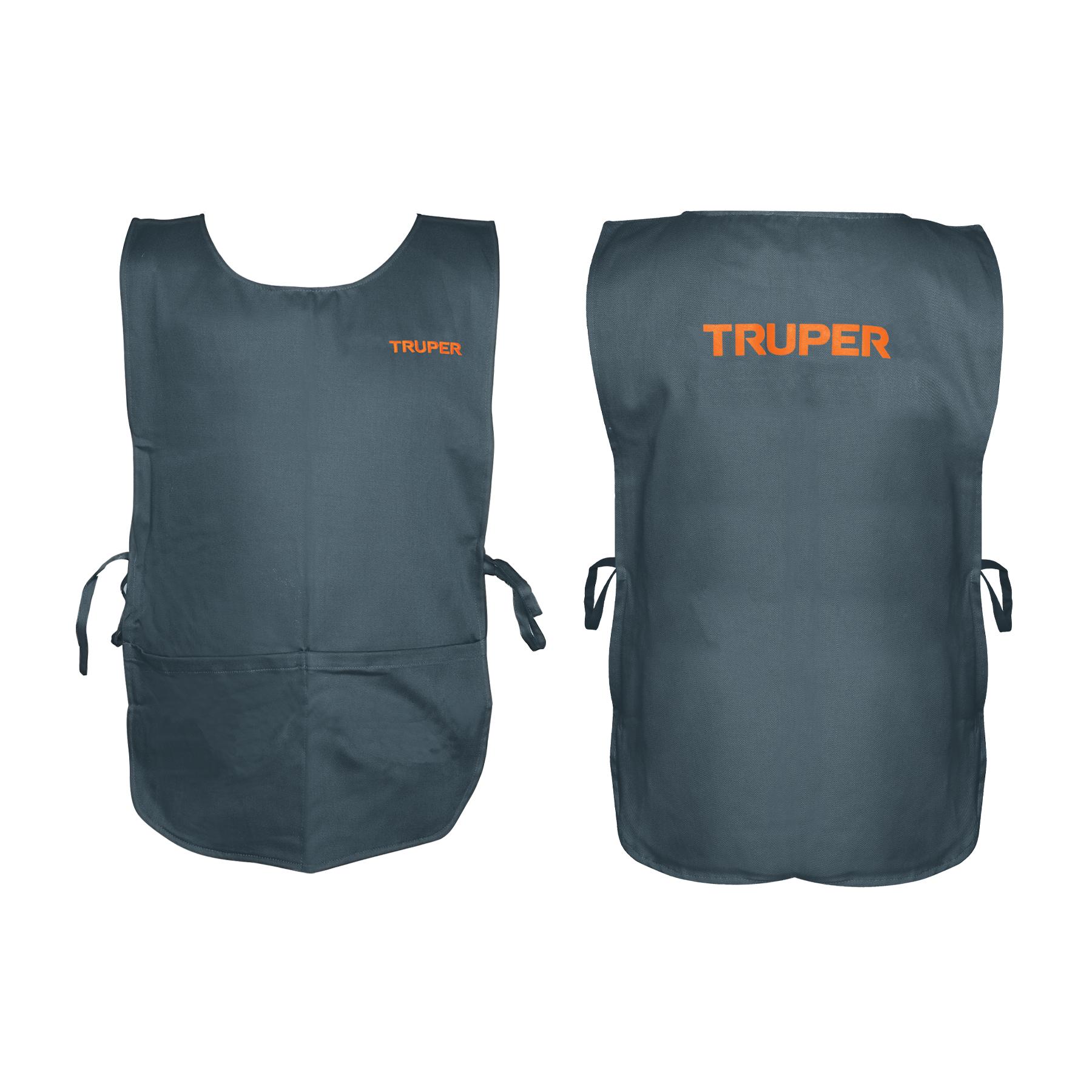 MANDIL BORDADO AL FRENTE, ESTAMPADO AL DORSO, TRUPER