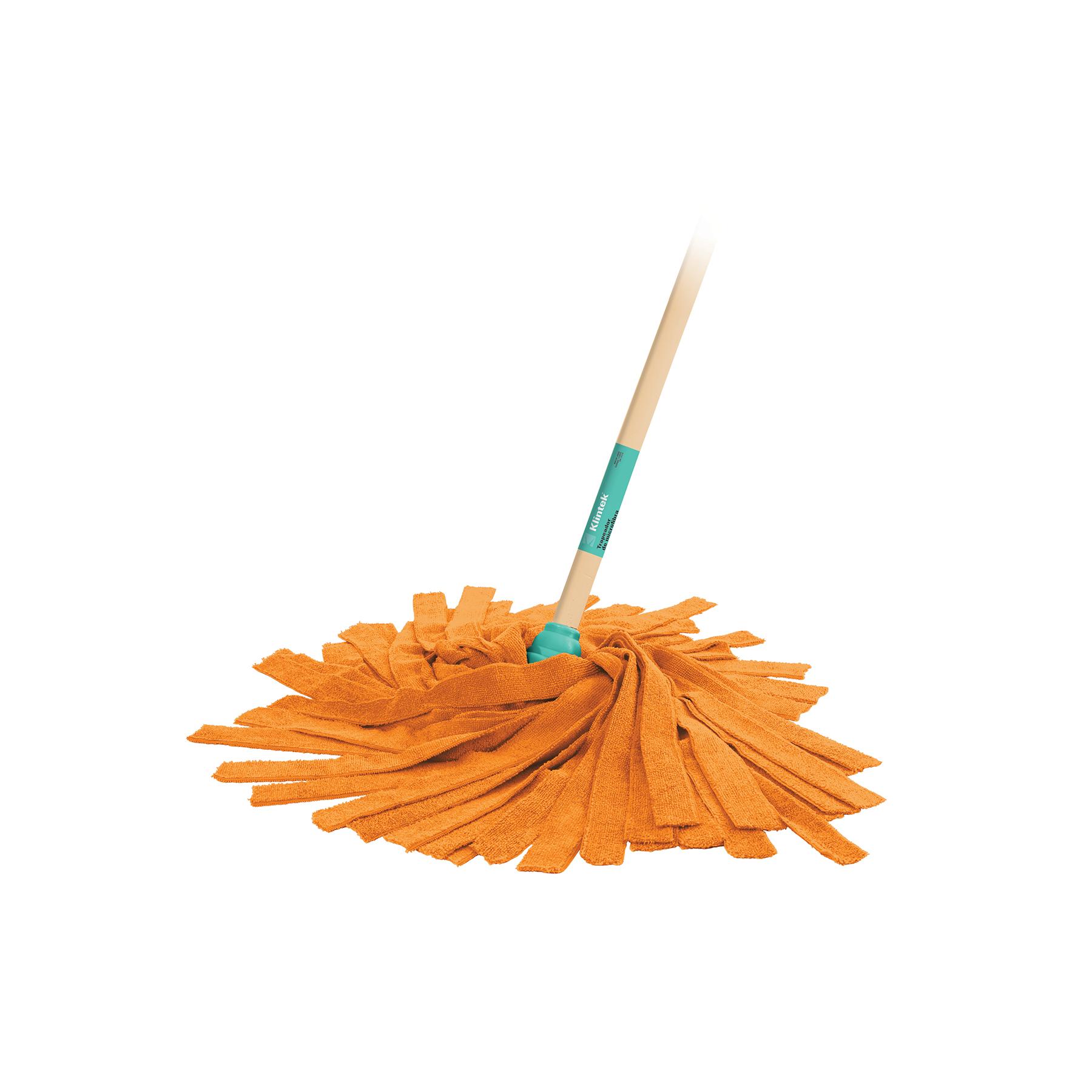TRAPEADOR DE MICROFIBRA CON BASTÓN DE 120 CM, KLINTEK