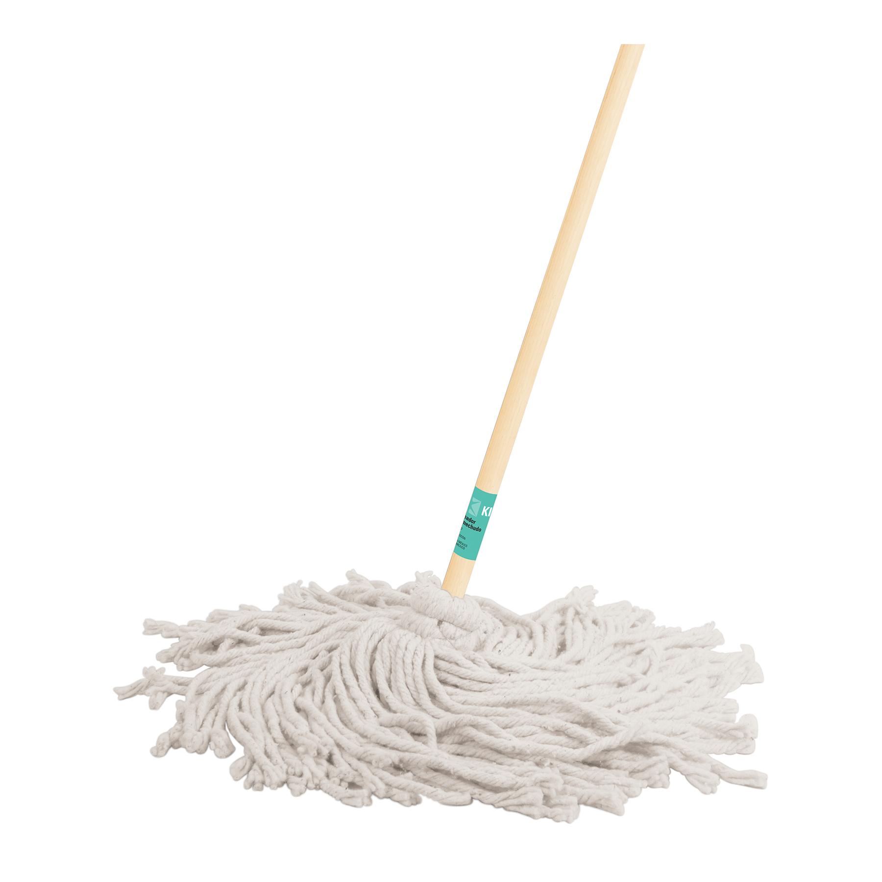 TRAPEADOR TIPO MECHUDO, 450 G CON BASTÓN DE 120 CM, KLINTEK