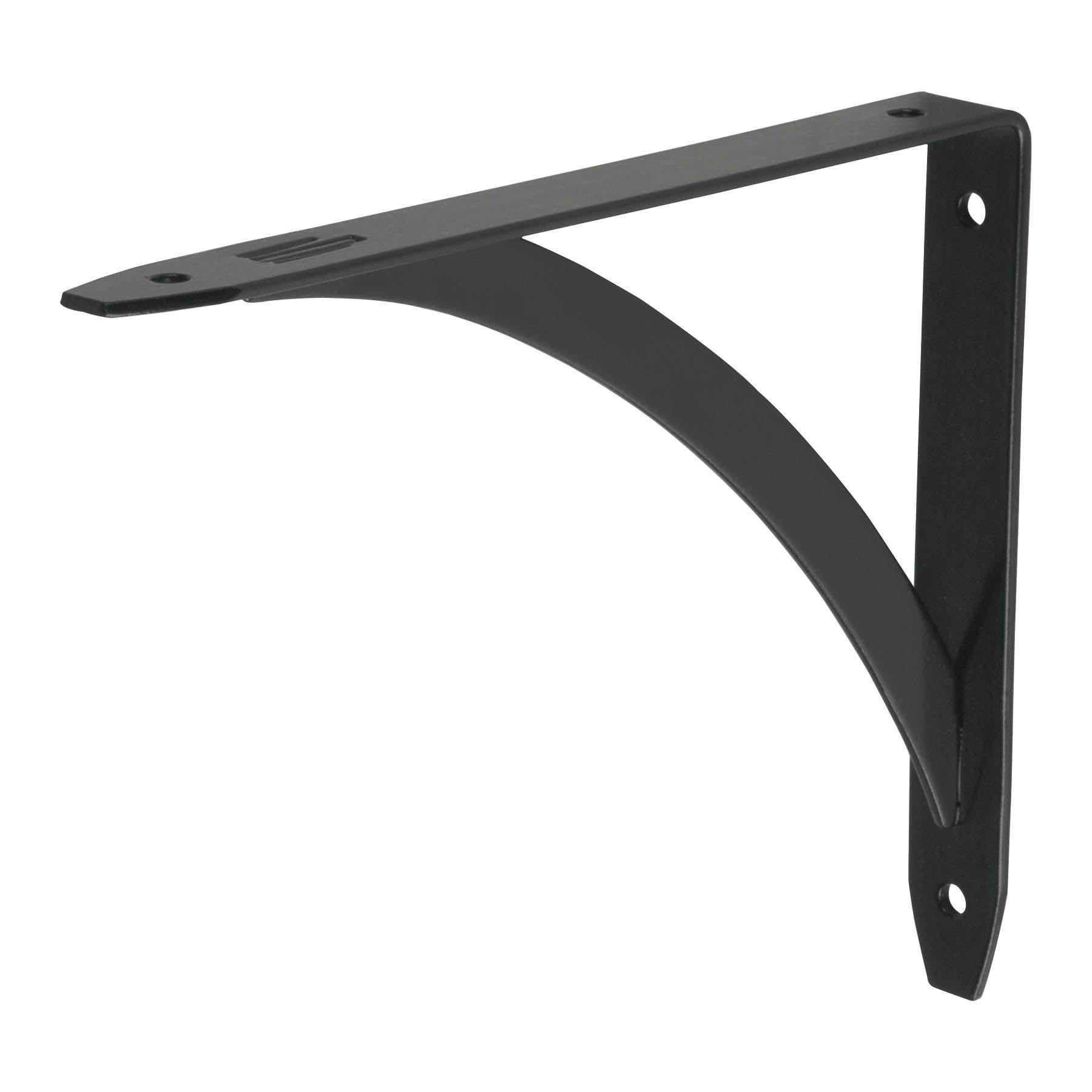 MÉNSULA REFORZADA NEGRA 5 X 7' DISEÑO BARRA, FIERO