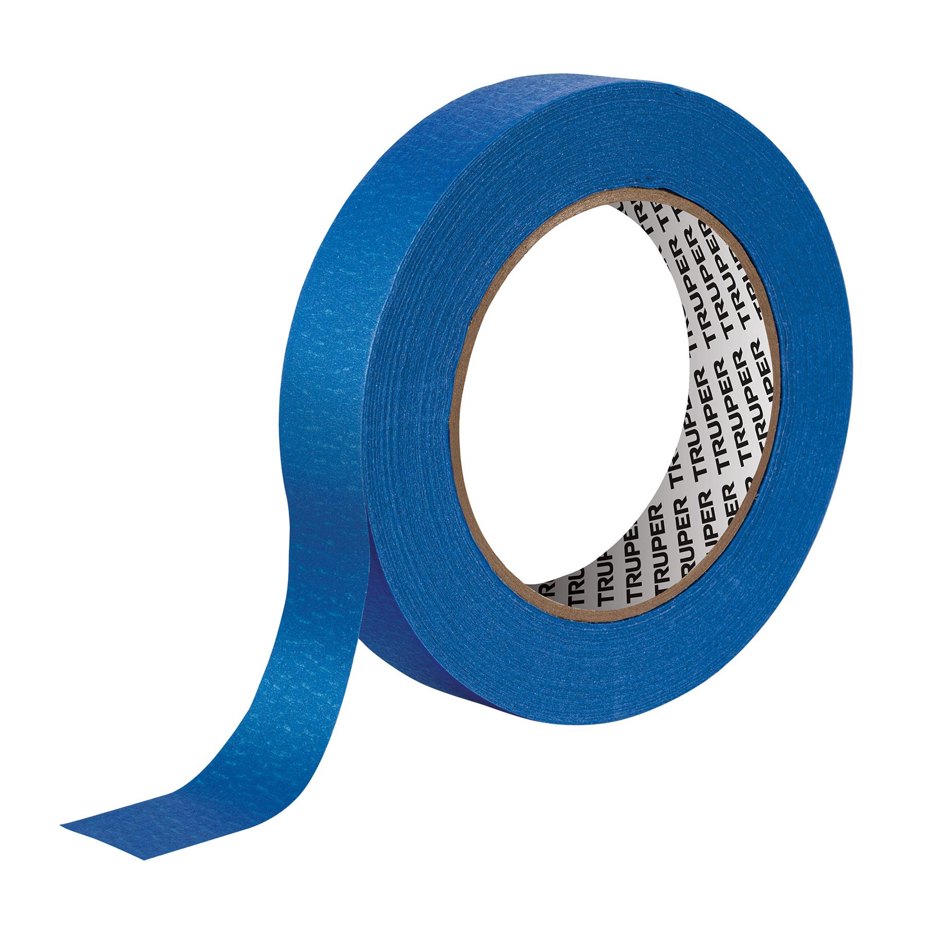 CINTA MASKING TAPE AZUL DE 1' X 50 M PARA PINTOR, TRUPER