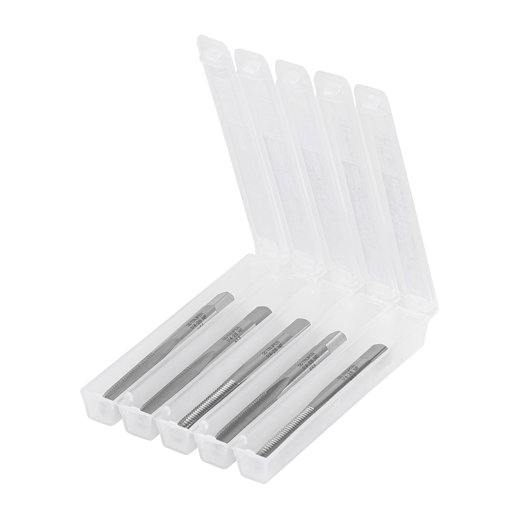 MACHUELO SEMICÓNICO 1/4' X 28 CUERDA FINA, TRUPER