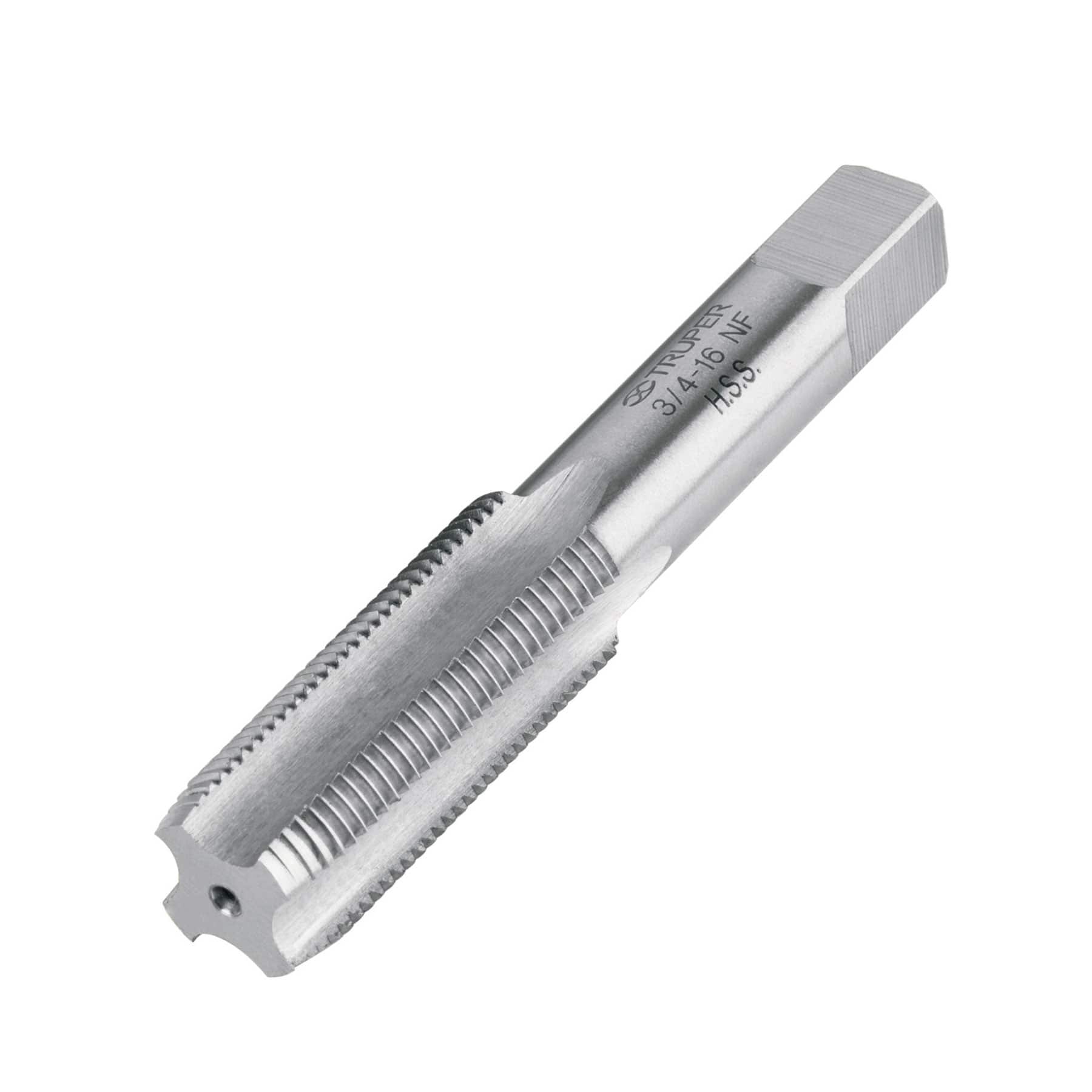 MACHUELO SEMICÓNICO 3/4'X16 UNF, ESTUCHE INDIVIDUAL, TRUPER