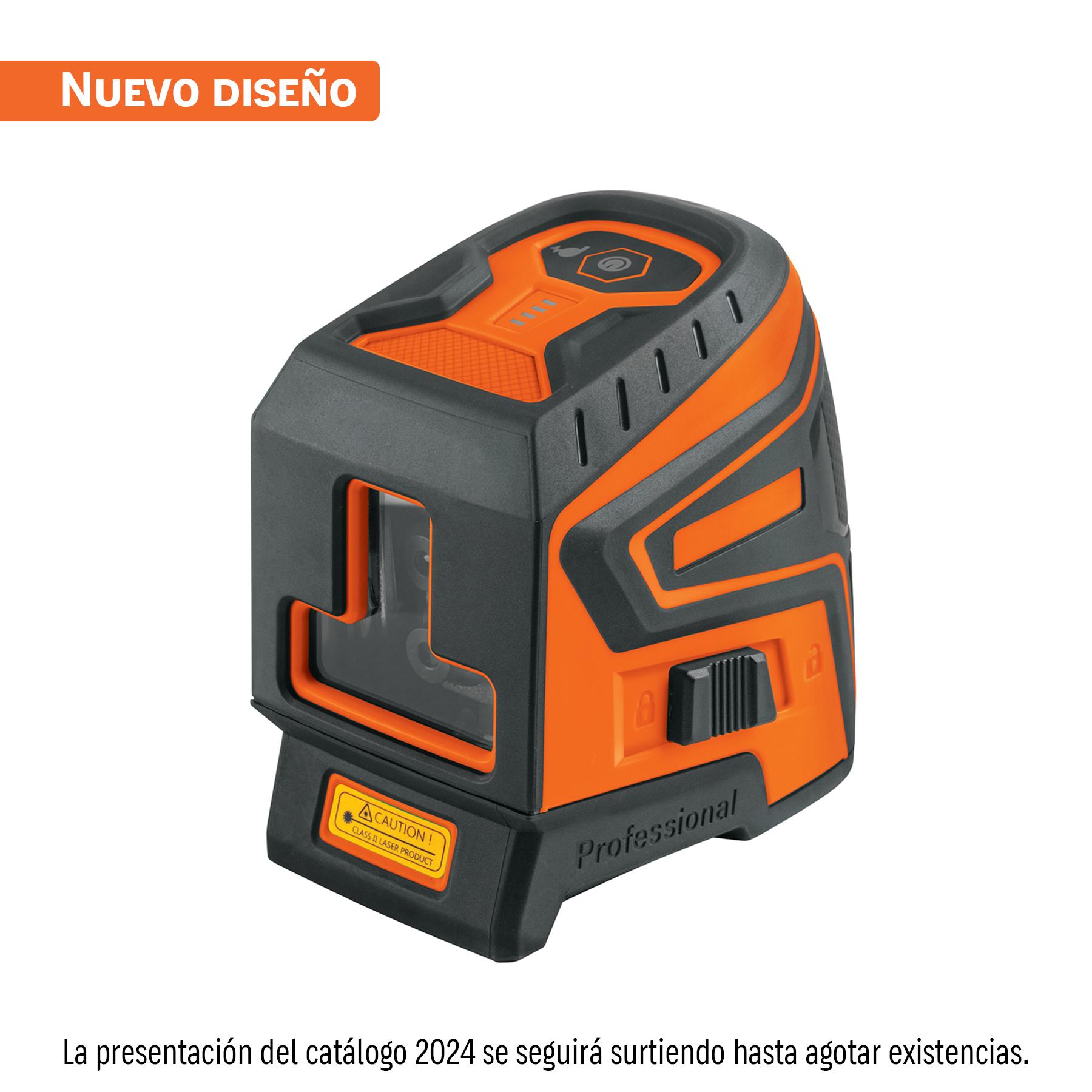 NIVEL LÁSER VERDE CON ALCANCE DE 20 M, RECARGABLE, TRUPER