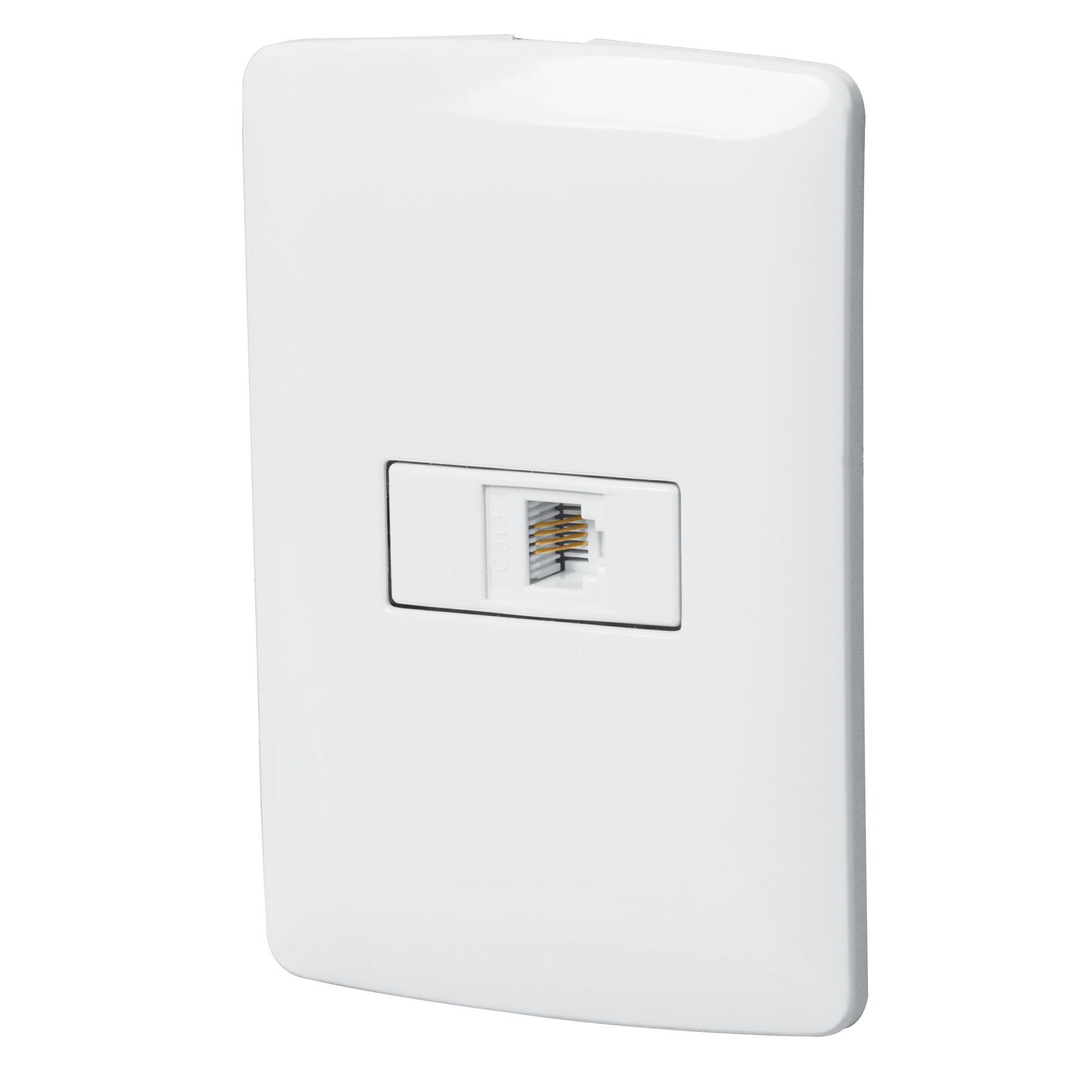 PLACA ENTRADA TELÉFONO, ITALIANA, BLANCO