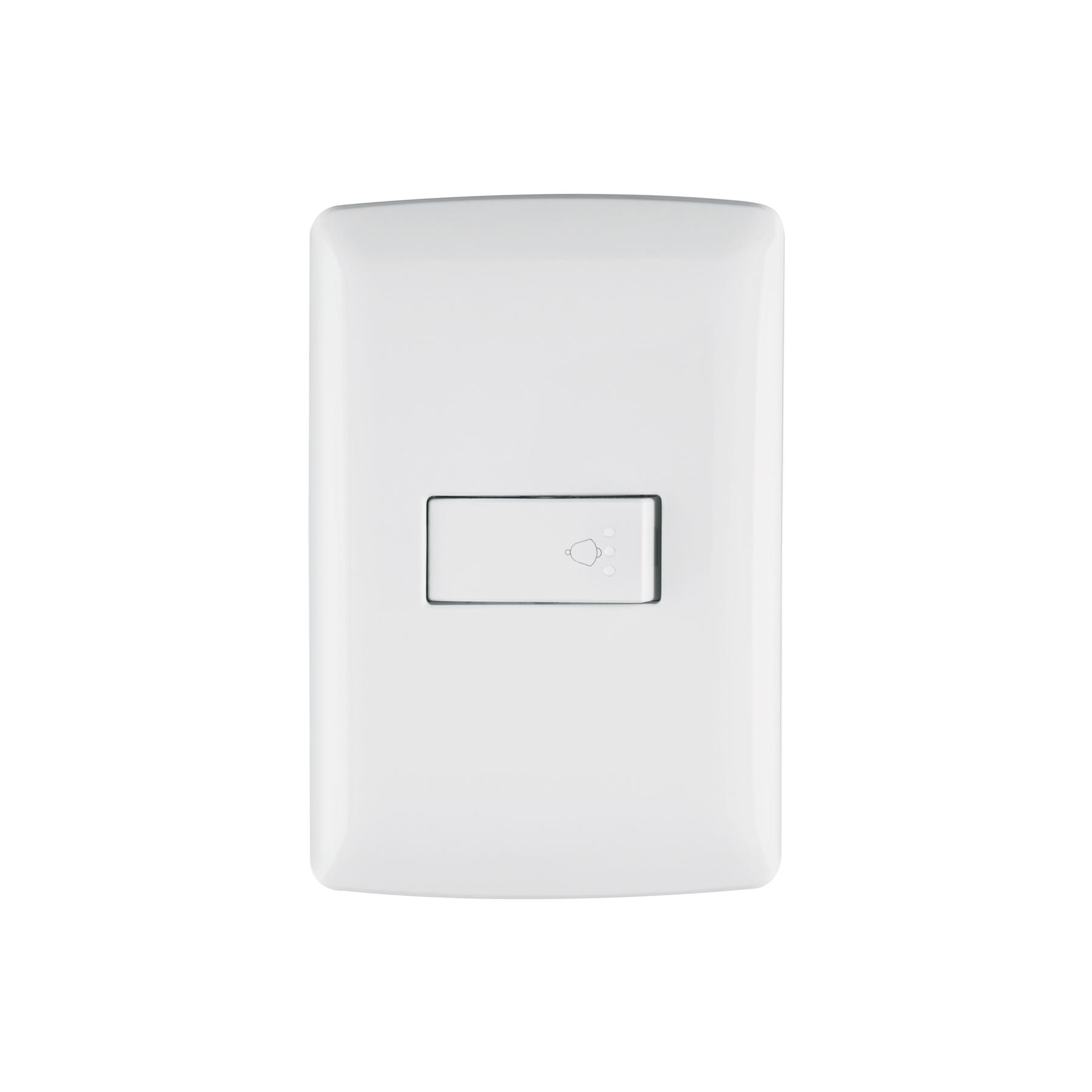 PLACA ARMADA CON TIMBRE, BLANCO, LÍNEA ITALIANA., VOLTECK