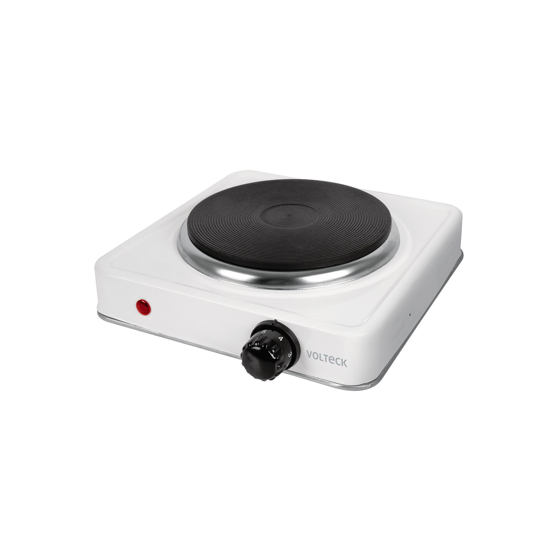 PARRILLA ELÉCTRICA QUEMADOR TIPO DISCO, BLANCA, VOLTECK