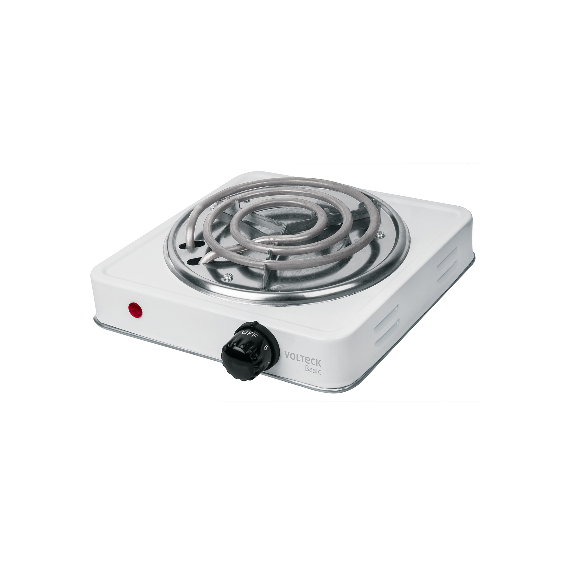 PARRILLA ELÉCTRICA 1 QUEMADOR, CUADRADA, VOLTECK BASIC