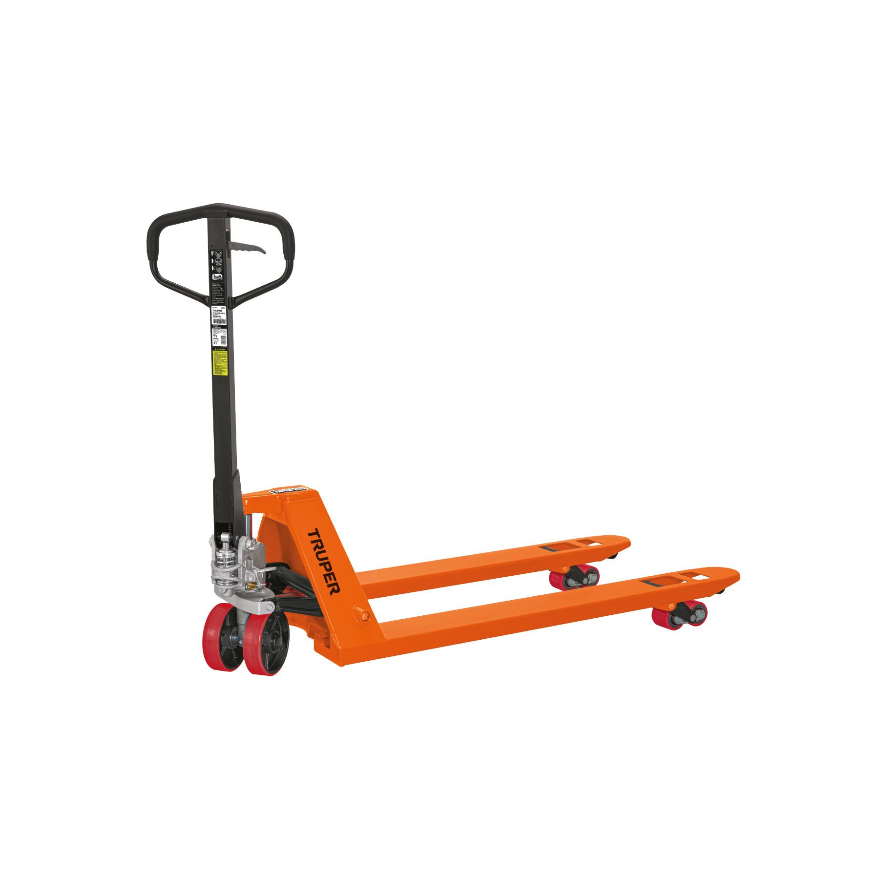 PATÍN TRASPALETA 2.5 TON CON RUEDAS DE POLIURETANO, TRUPER